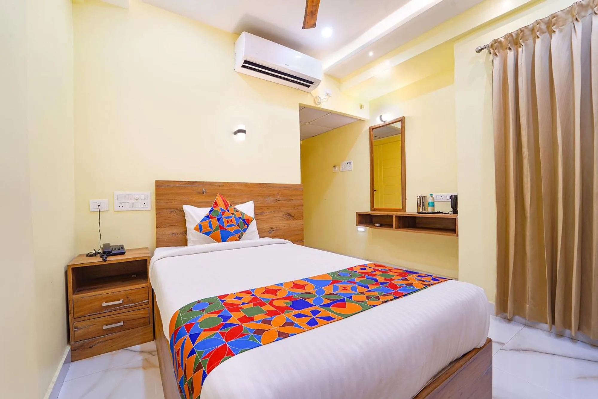 Bed in FabHotel INK - Nr Coimbatore North Railway Station