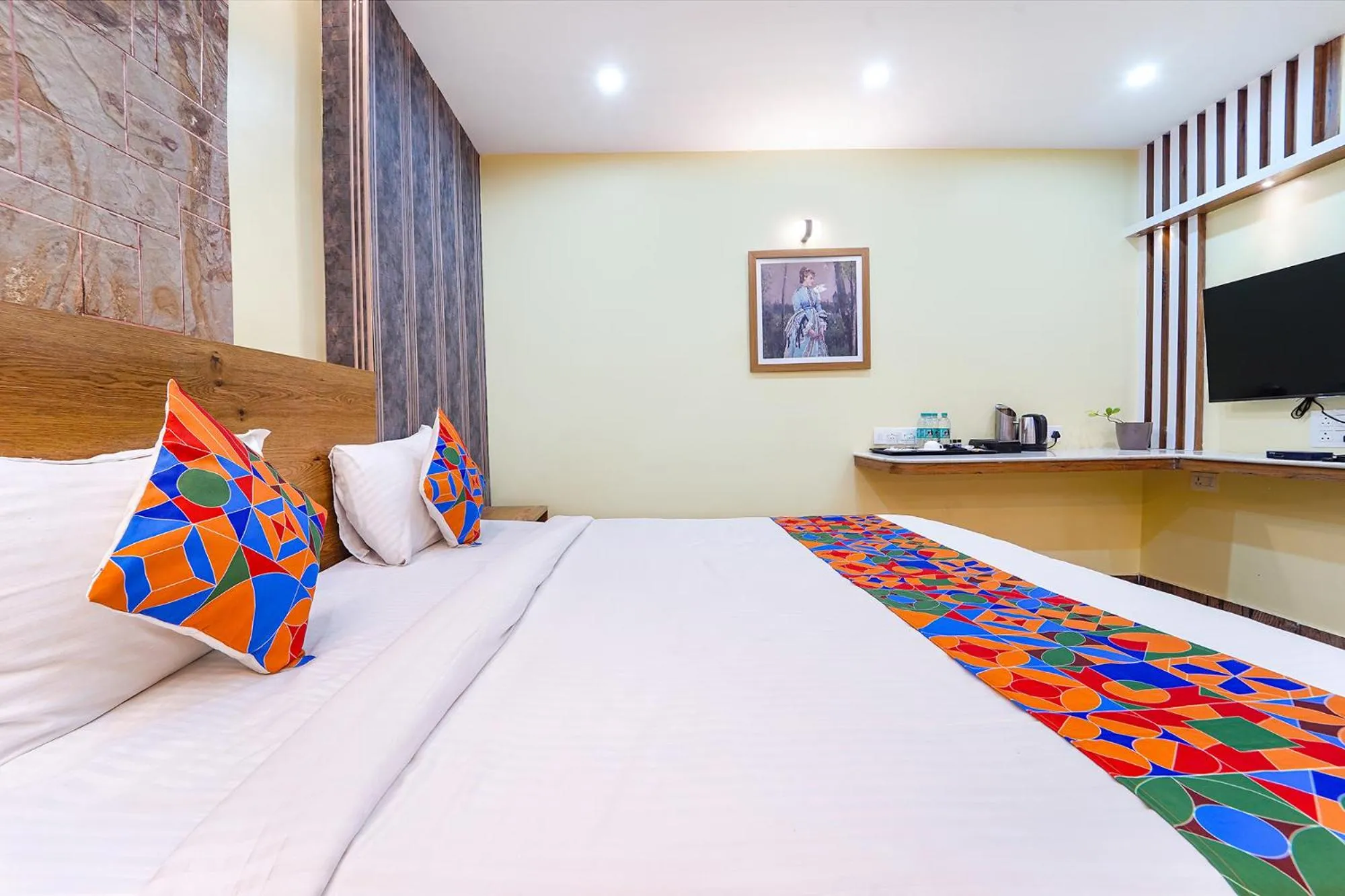 Bed in FabHotel INK - Nr Coimbatore North Railway Station