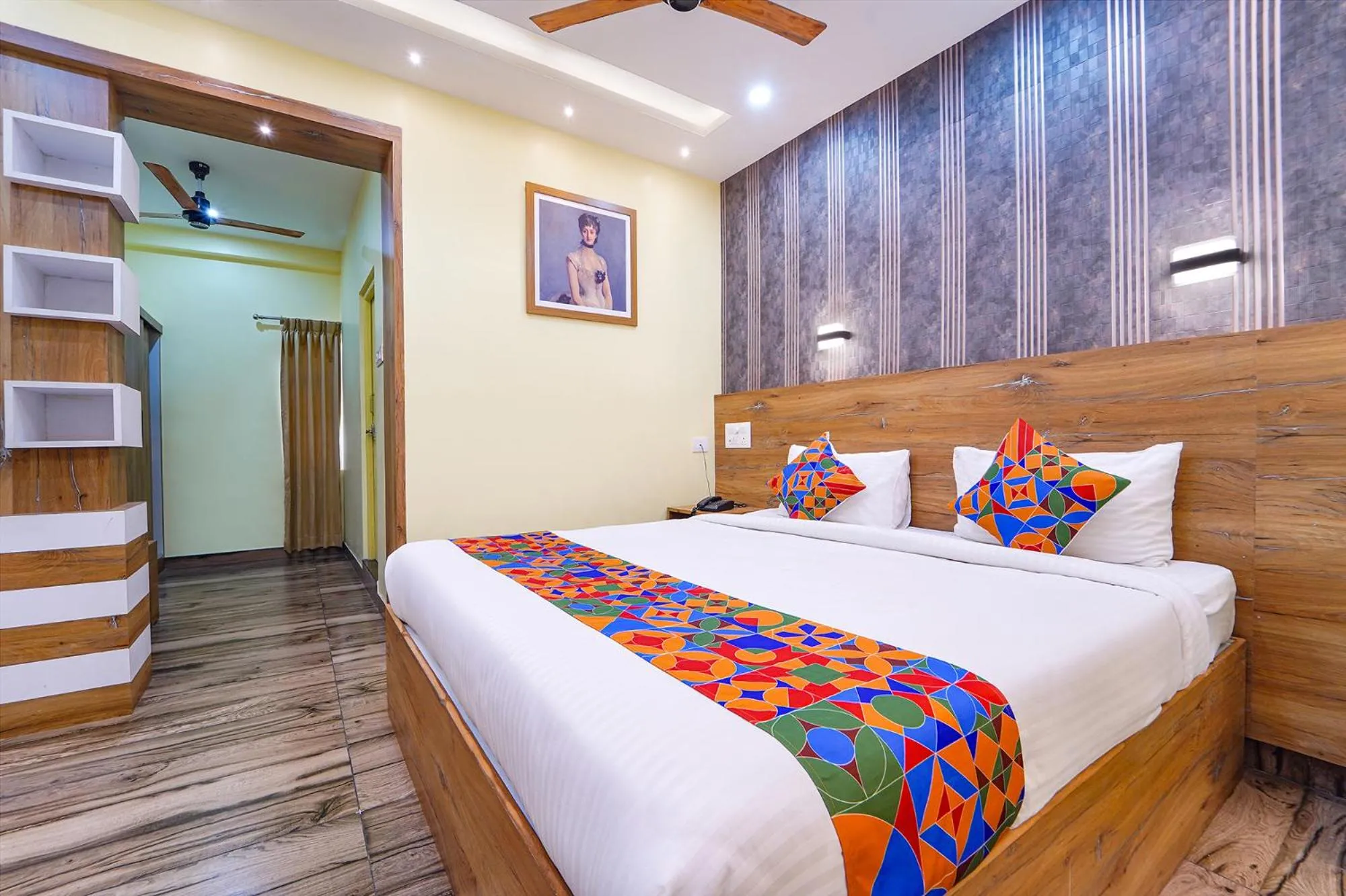Bed in FabHotel INK - Nr Coimbatore North Railway Station