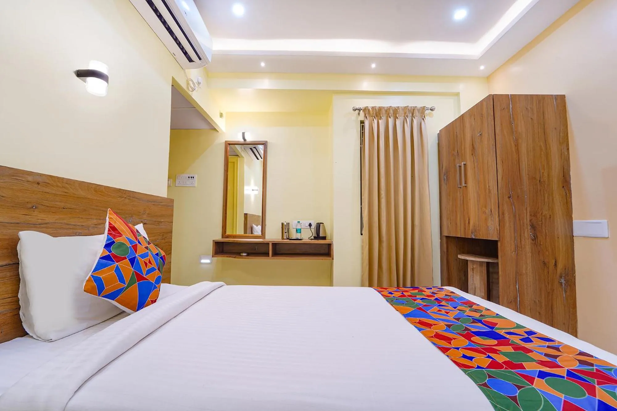 Bed in FabHotel INK - Nr Coimbatore North Railway Station