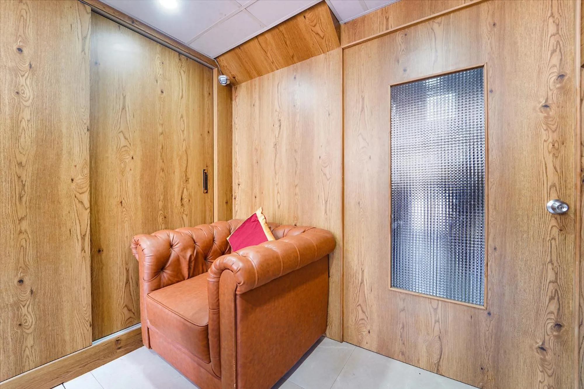 Seating area in FabHotel INK - Nr Coimbatore North Railway Station