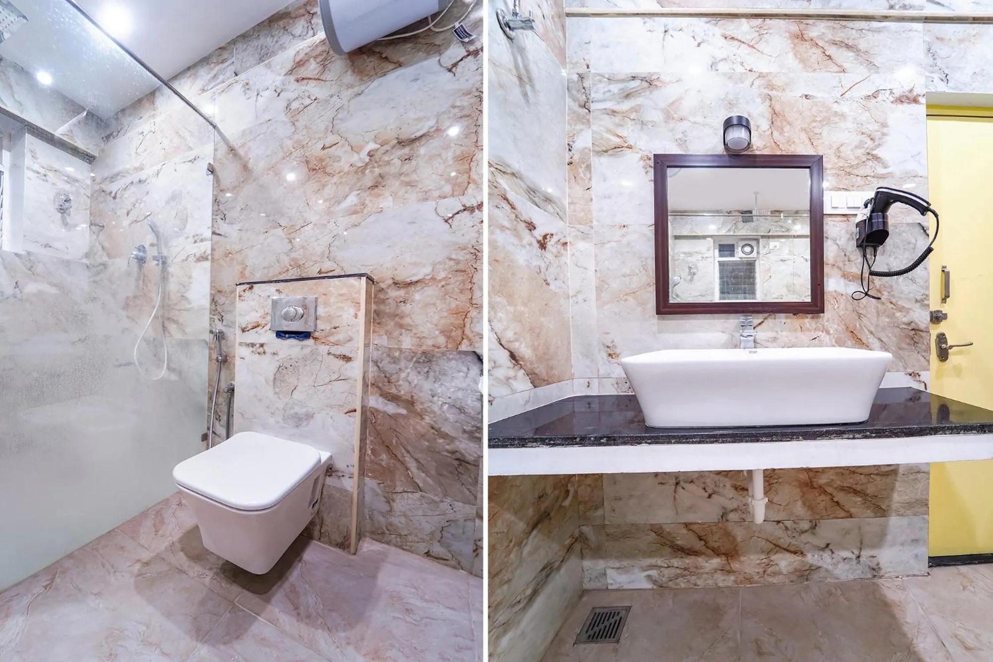 Bathroom in FabHotel INK - Nr Coimbatore North Railway Station