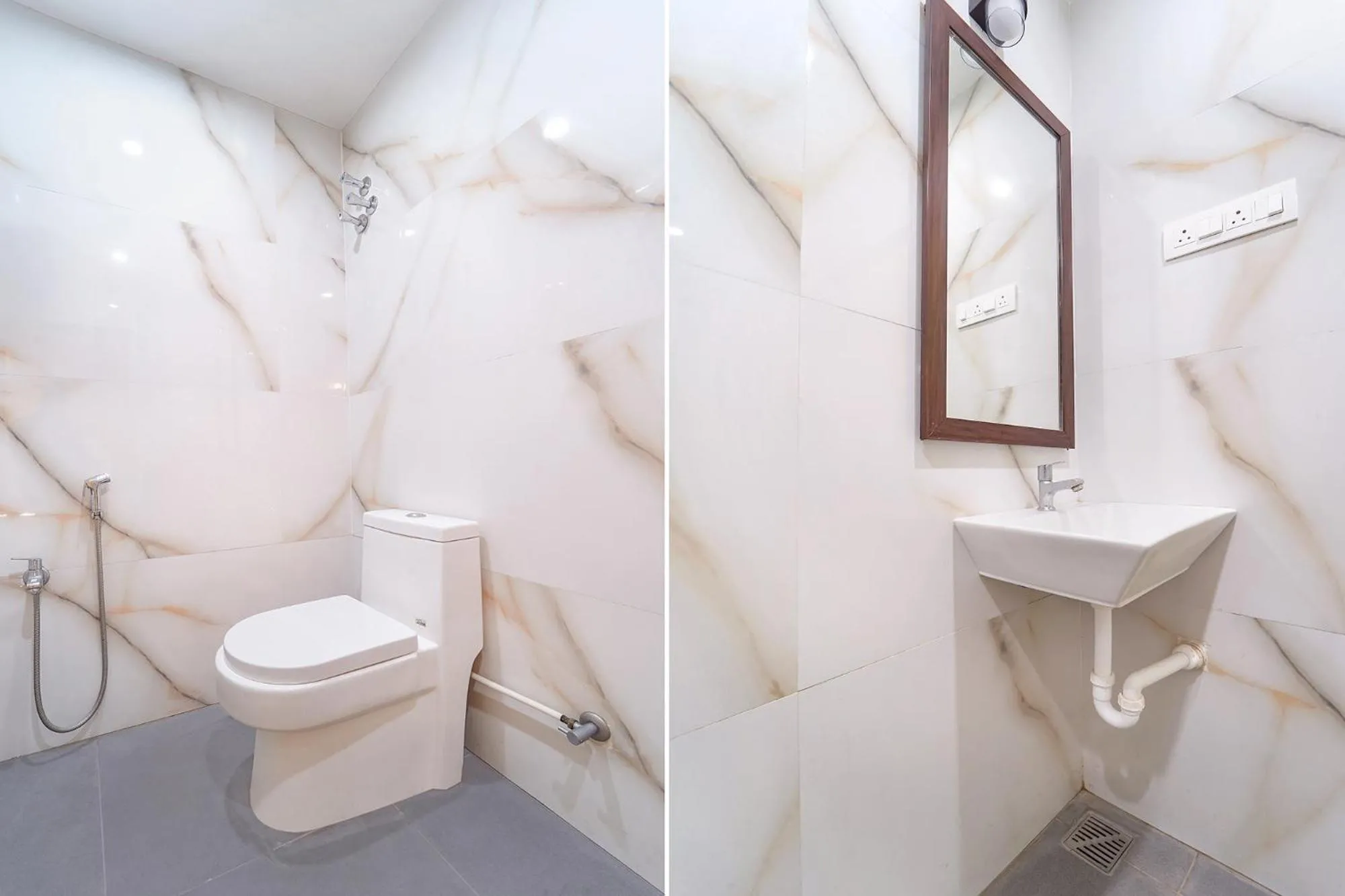 Bathroom in FabHotel INK - Nr Coimbatore North Railway Station