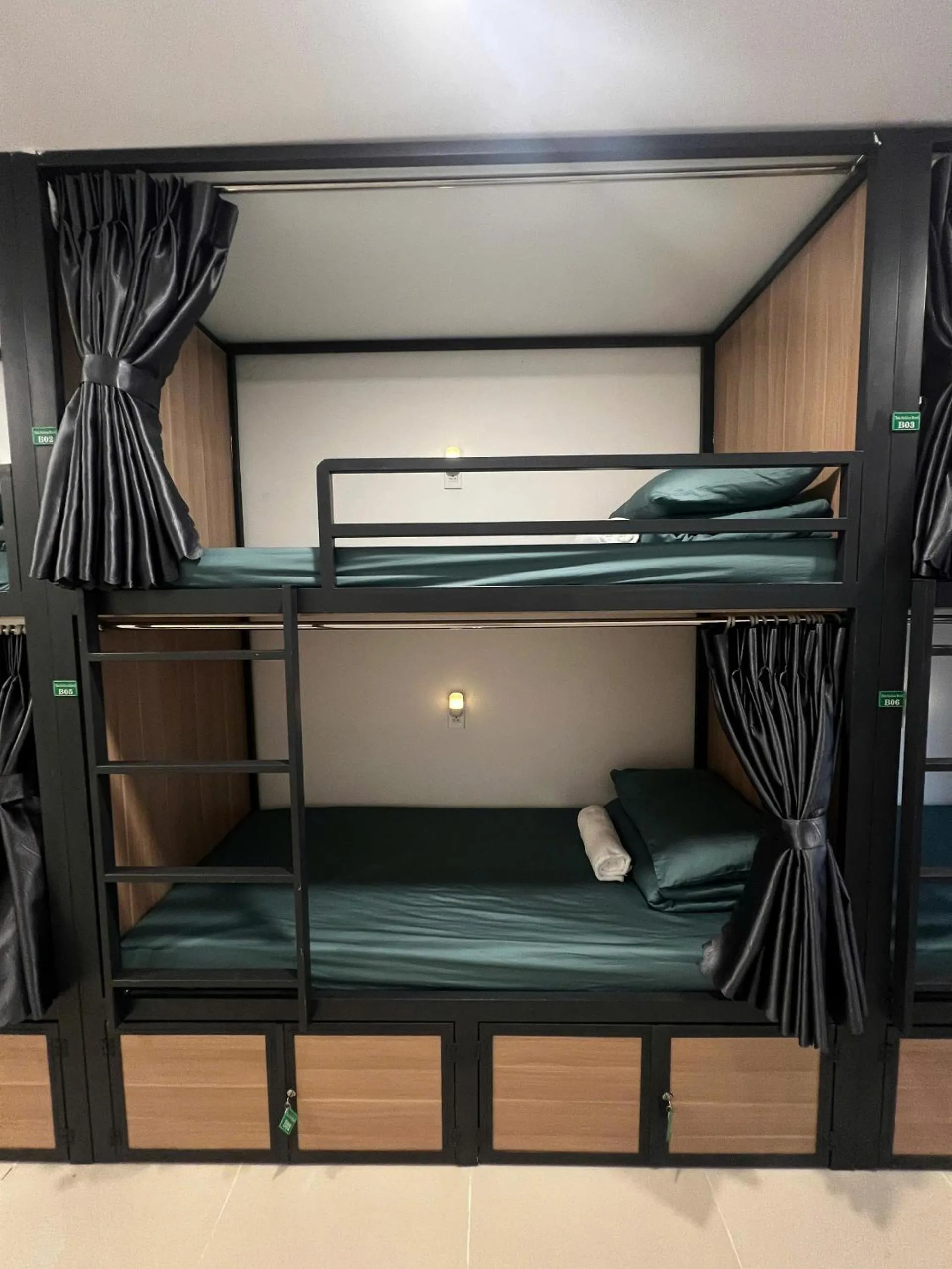 Bed in TalaSaiGon Hotel