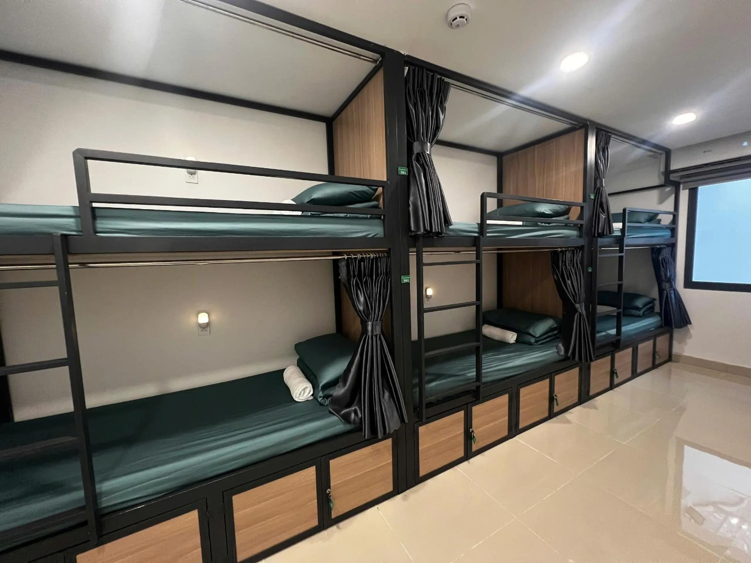Bed in TalaSaiGon Hotel