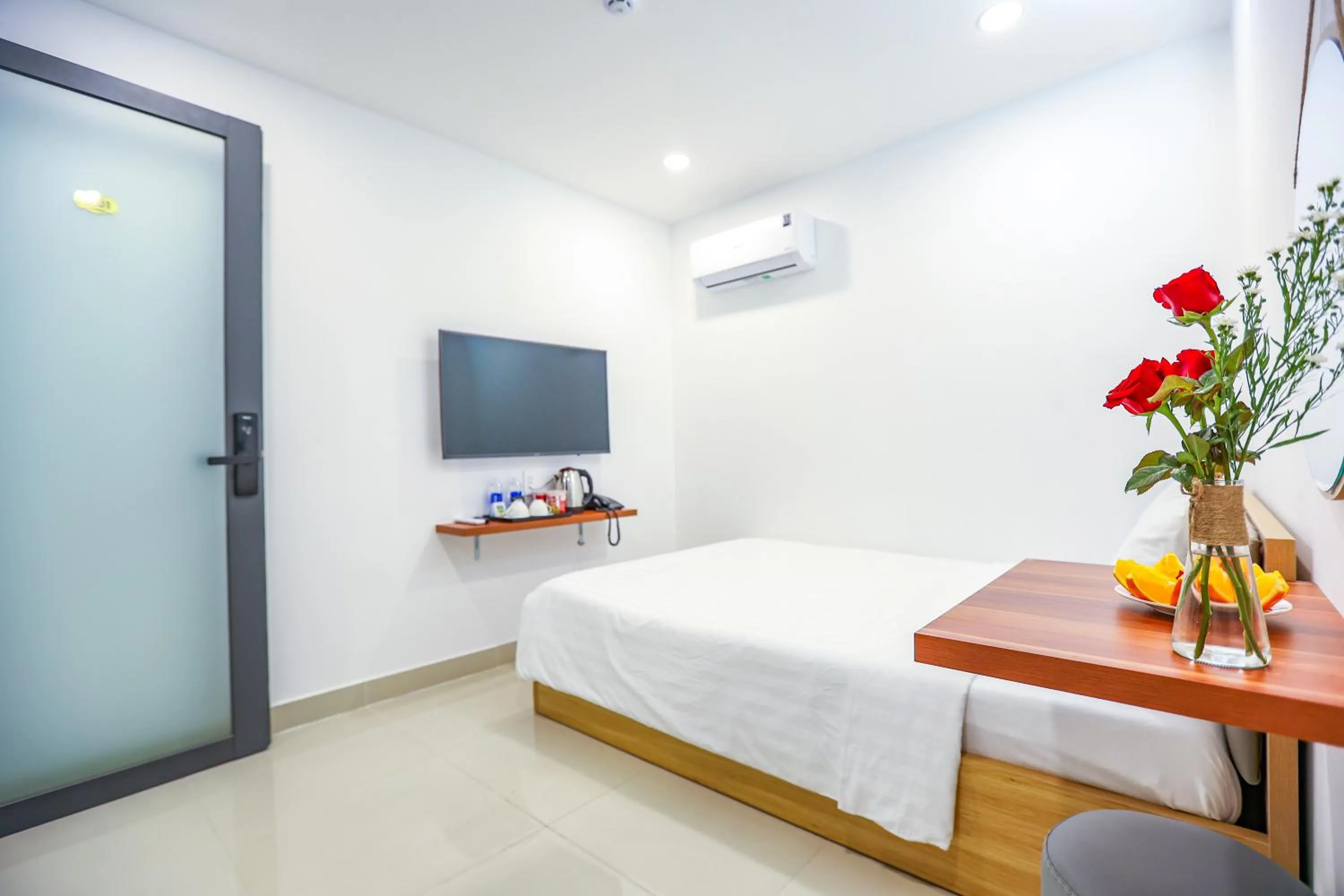Bed in TalaSaiGon Hotel