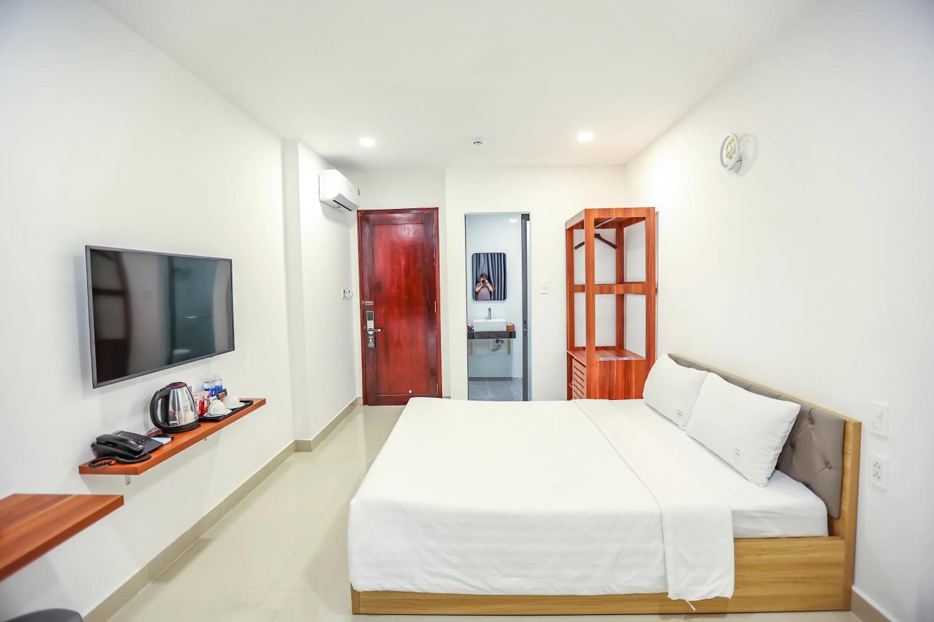 Bed in TalaSaiGon Hotel
