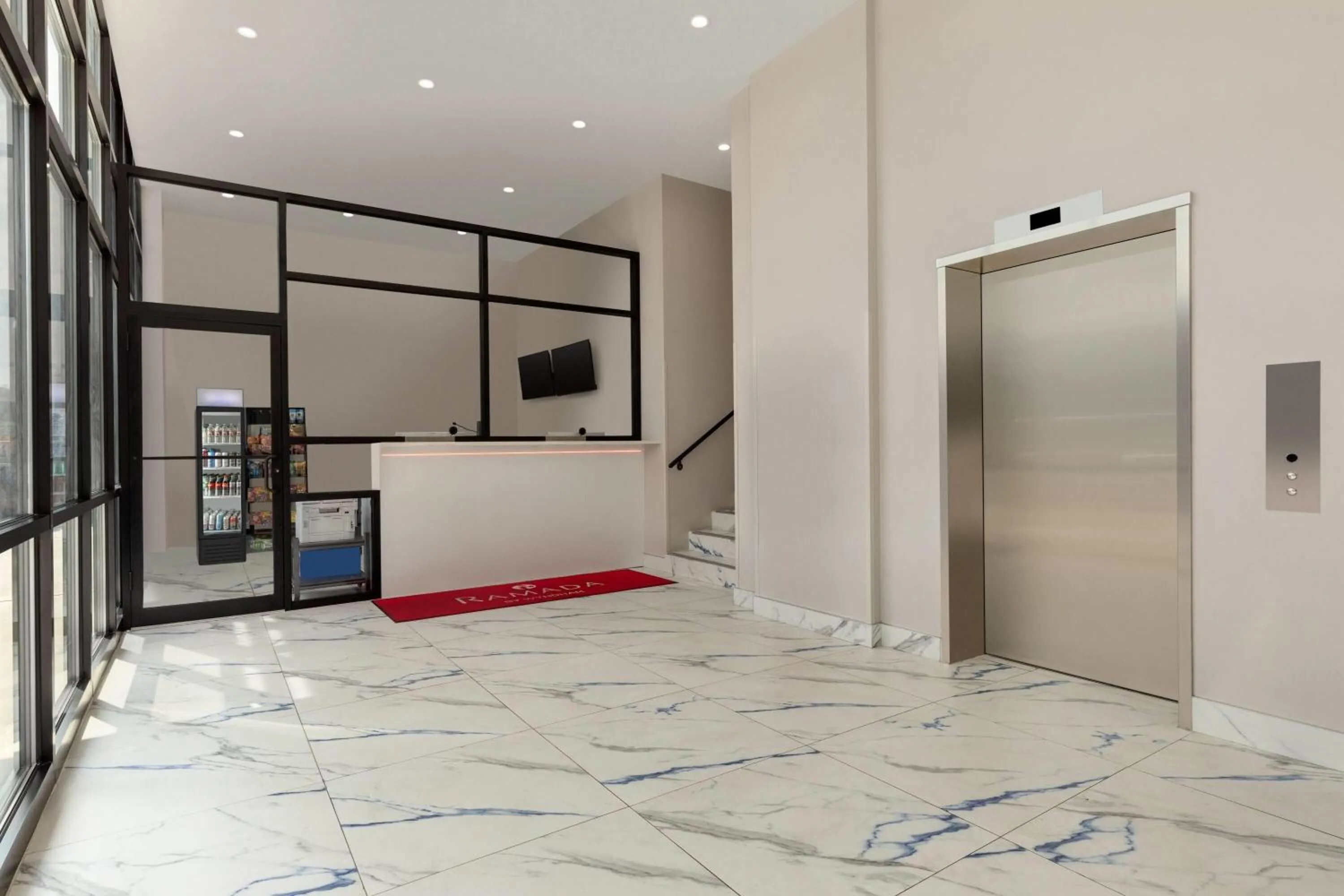 Lobby or reception in Ramada by Wyndham Brooklyn Empire Blvd