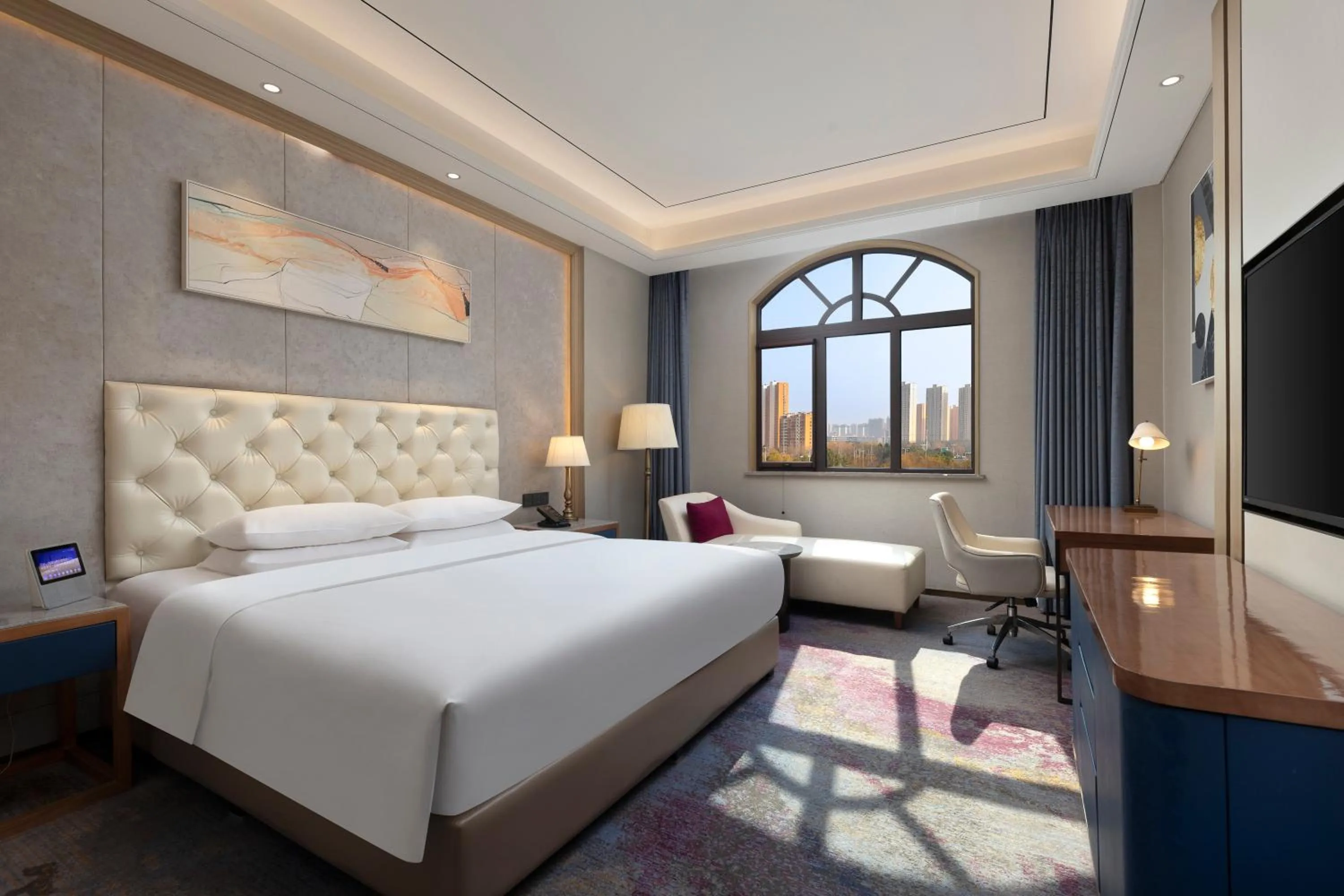 Bed in Ramada by Wyndham Zhumadian West Station