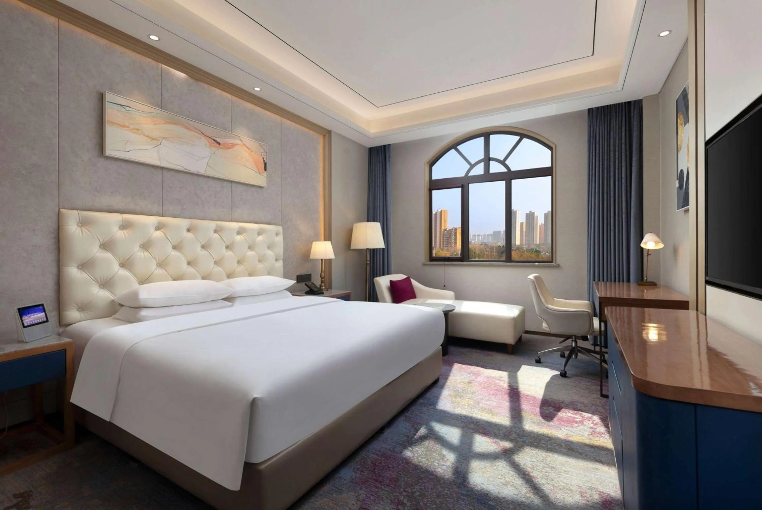 Photo of the whole room, Bed in Ramada by Wyndham Zhumadian West Station