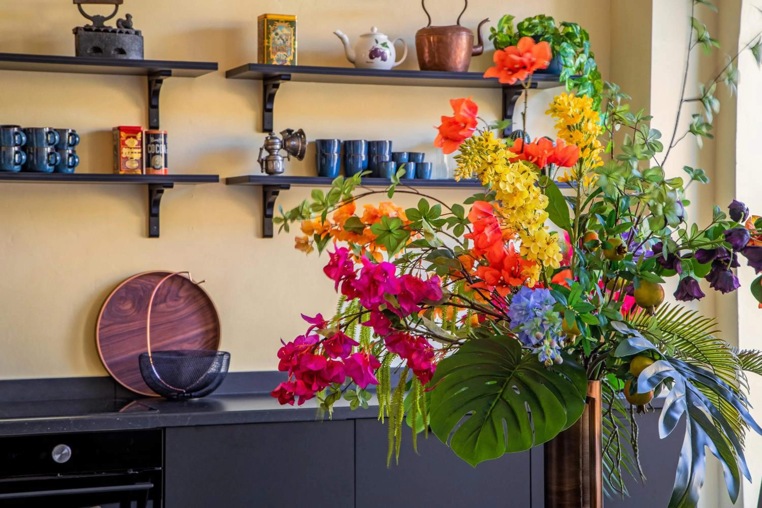 Communal kitchen in Drift Hotels