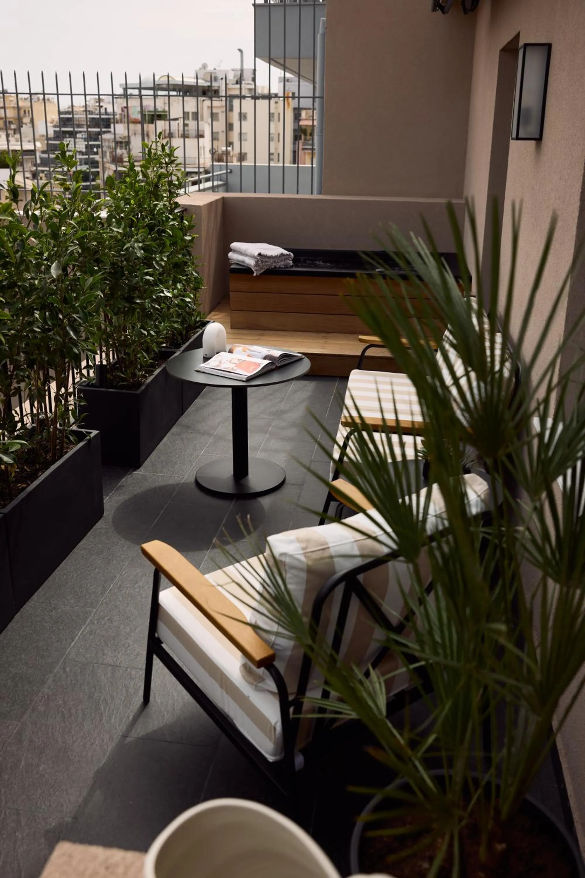 Hot Tub in Kuka Luxury Living Athens