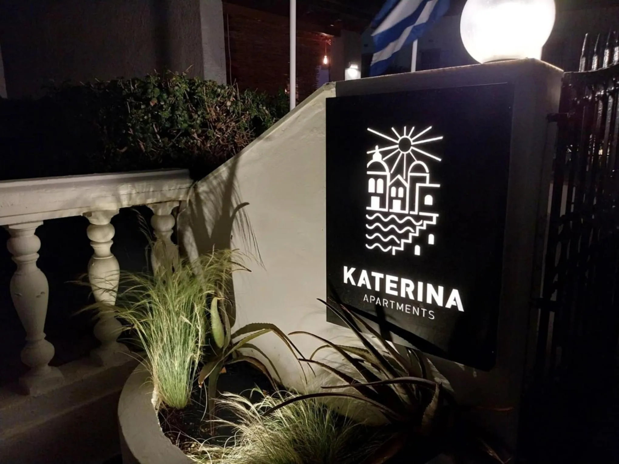Logo/Certificate/Sign in Katerina Apartments
