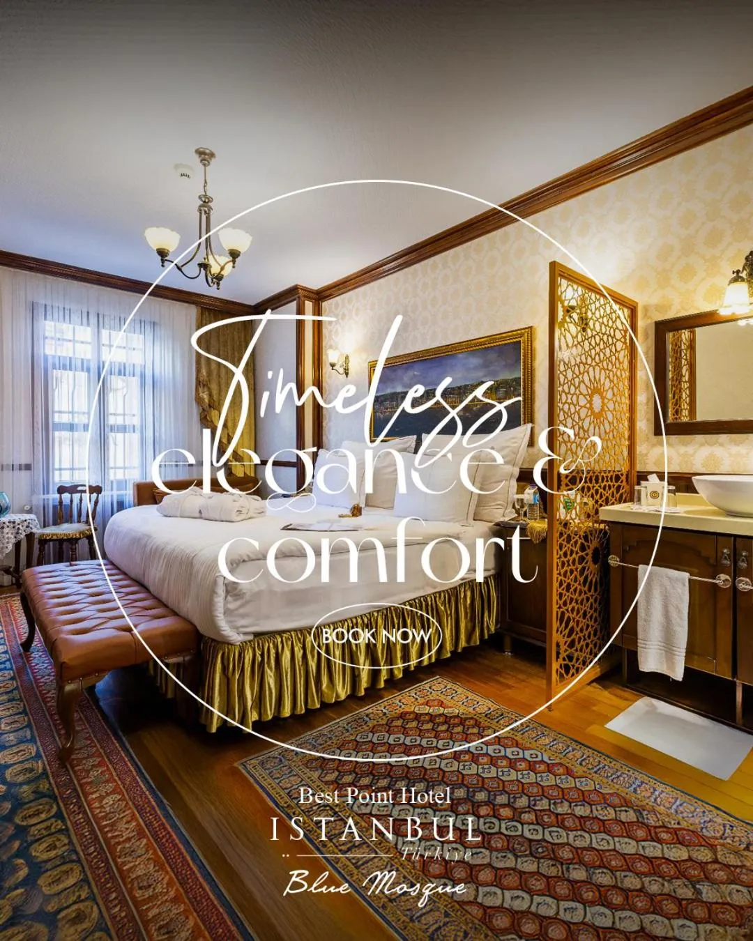 Bed in Best Point Hotel Sultanahmet,Istanbul