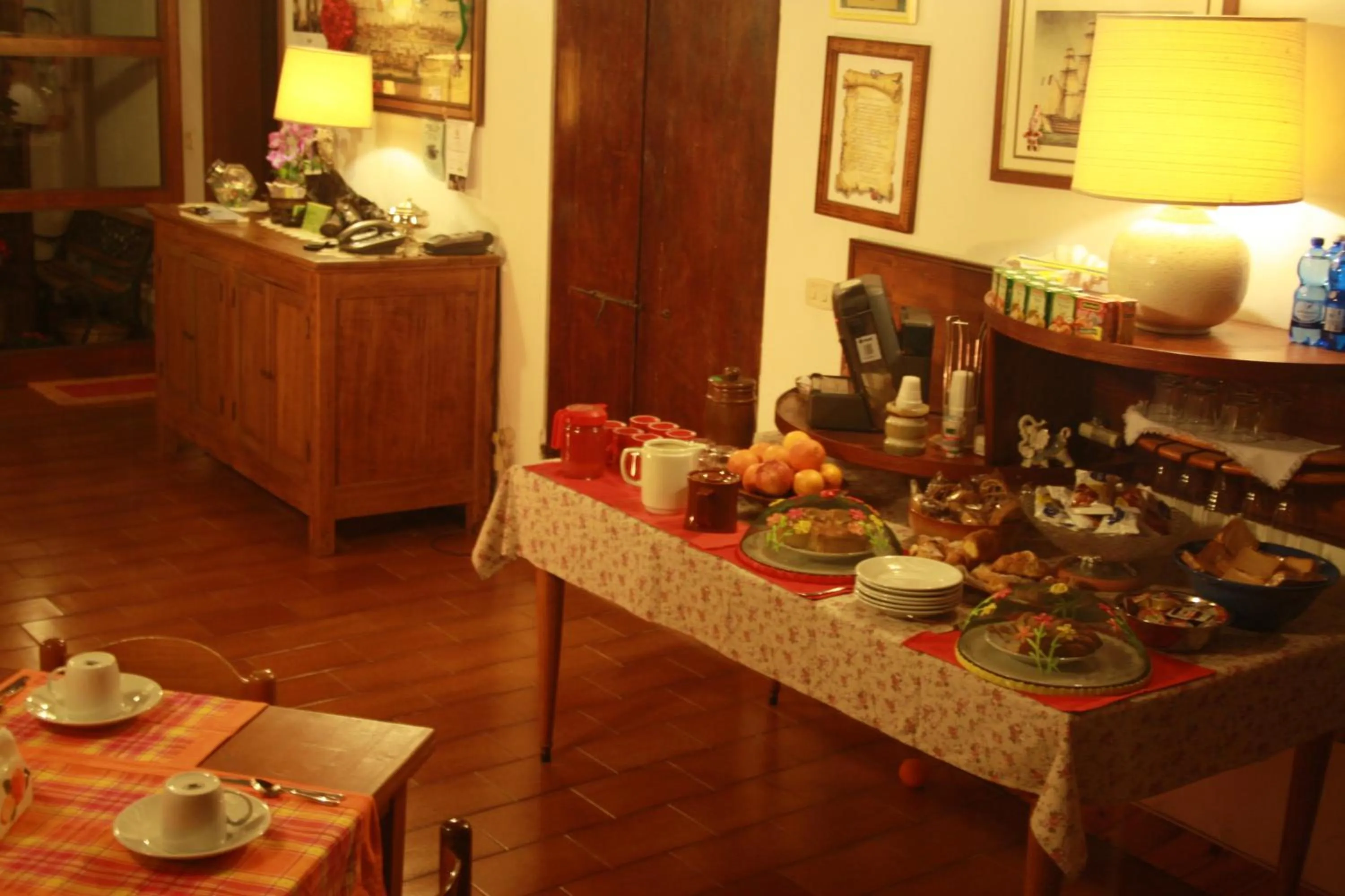 Food and drinks in BeB Reboglio