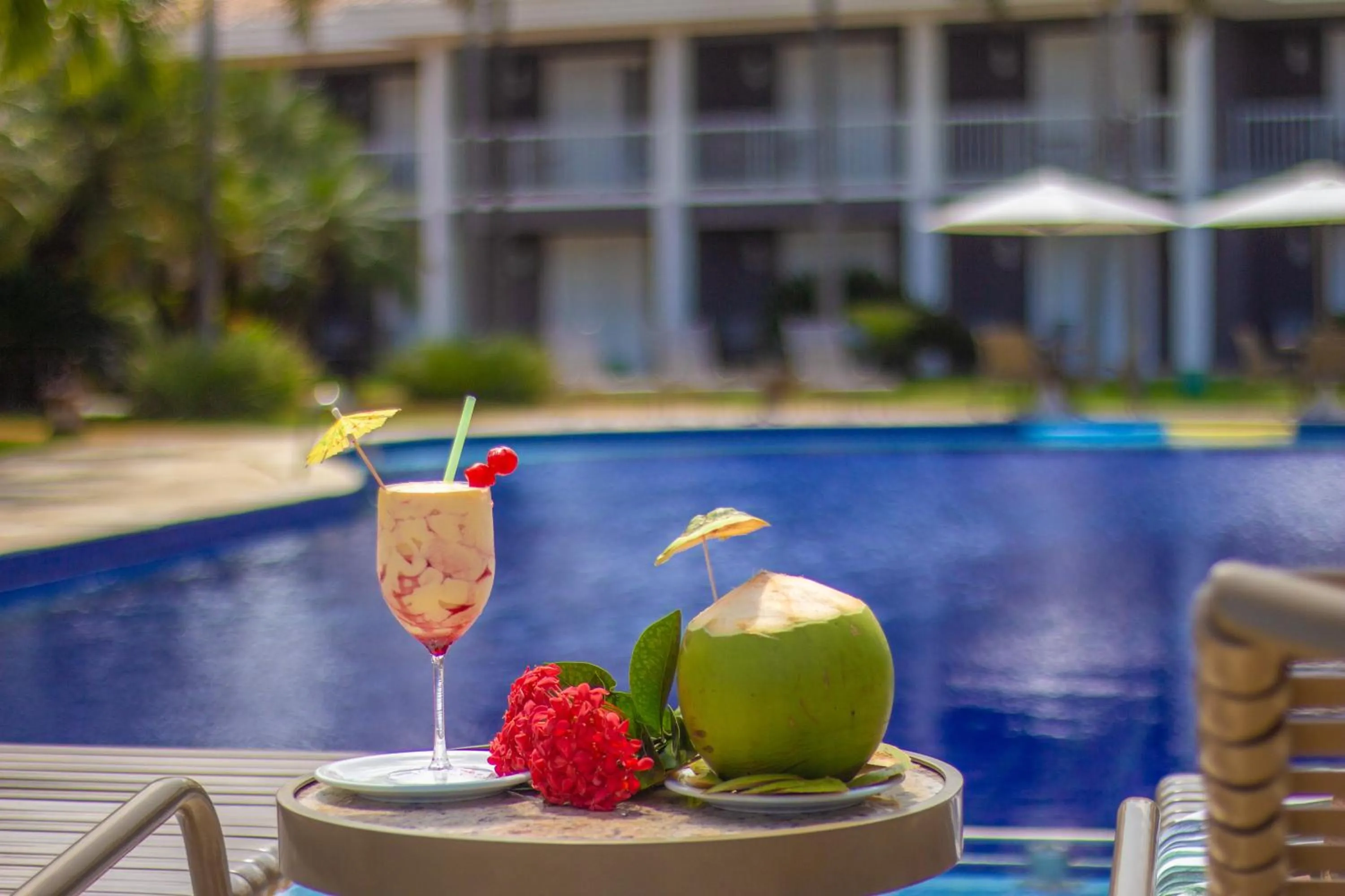 Drinks in Hotel Coral Beach