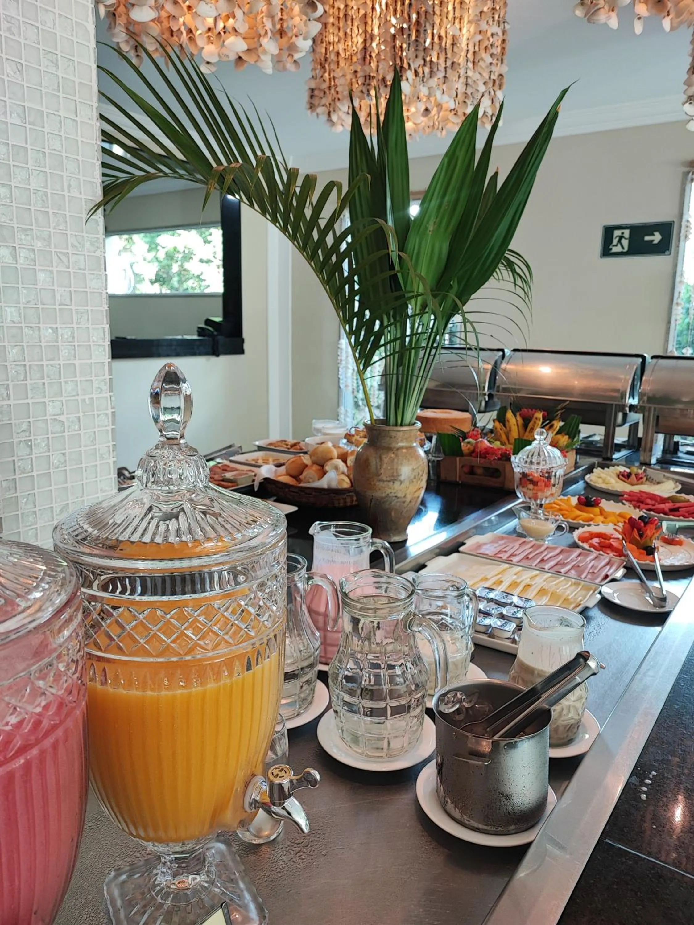 Buffet breakfast in Hotel Coral Beach