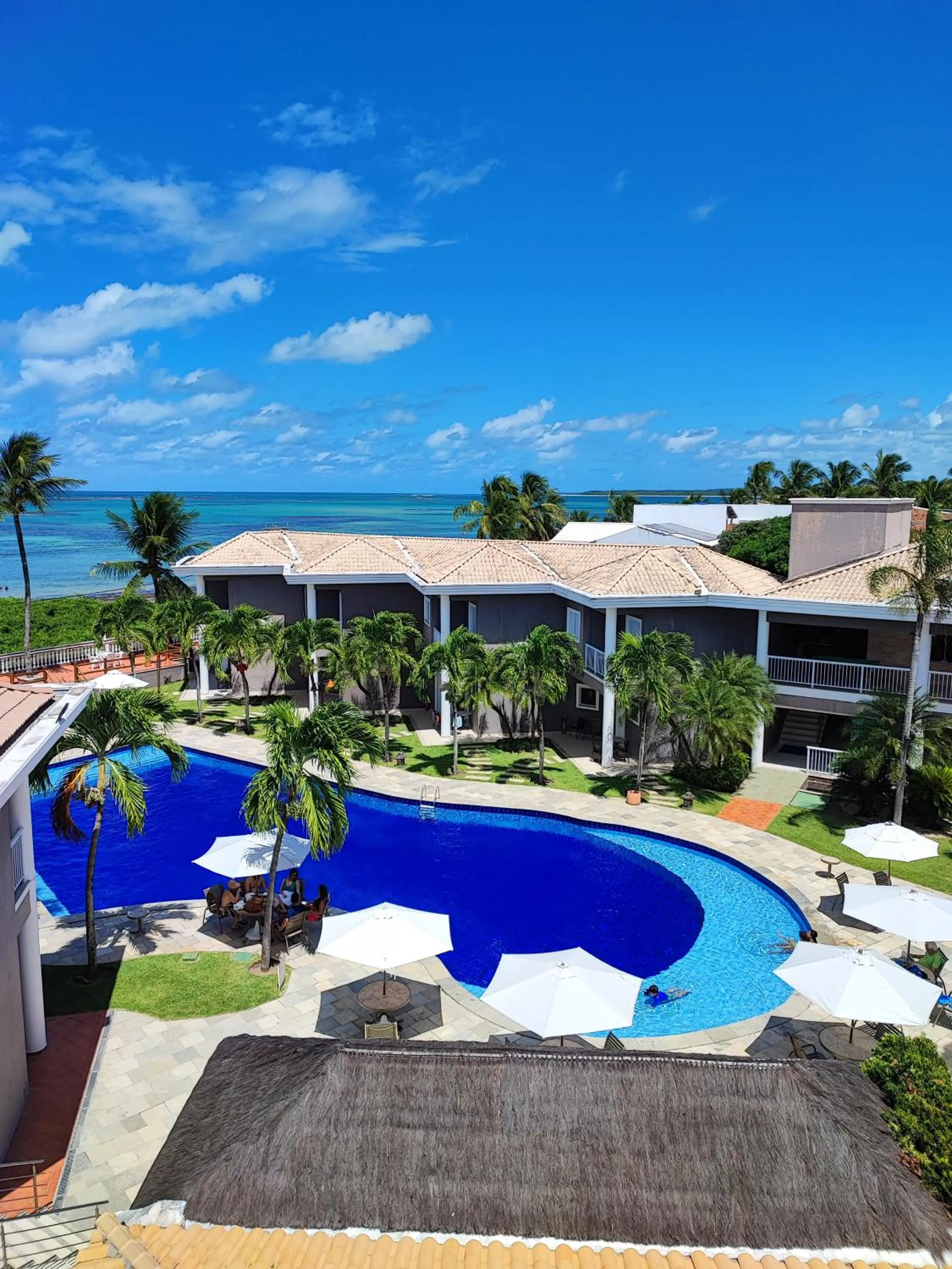 Pool view in Hotel Coral Beach