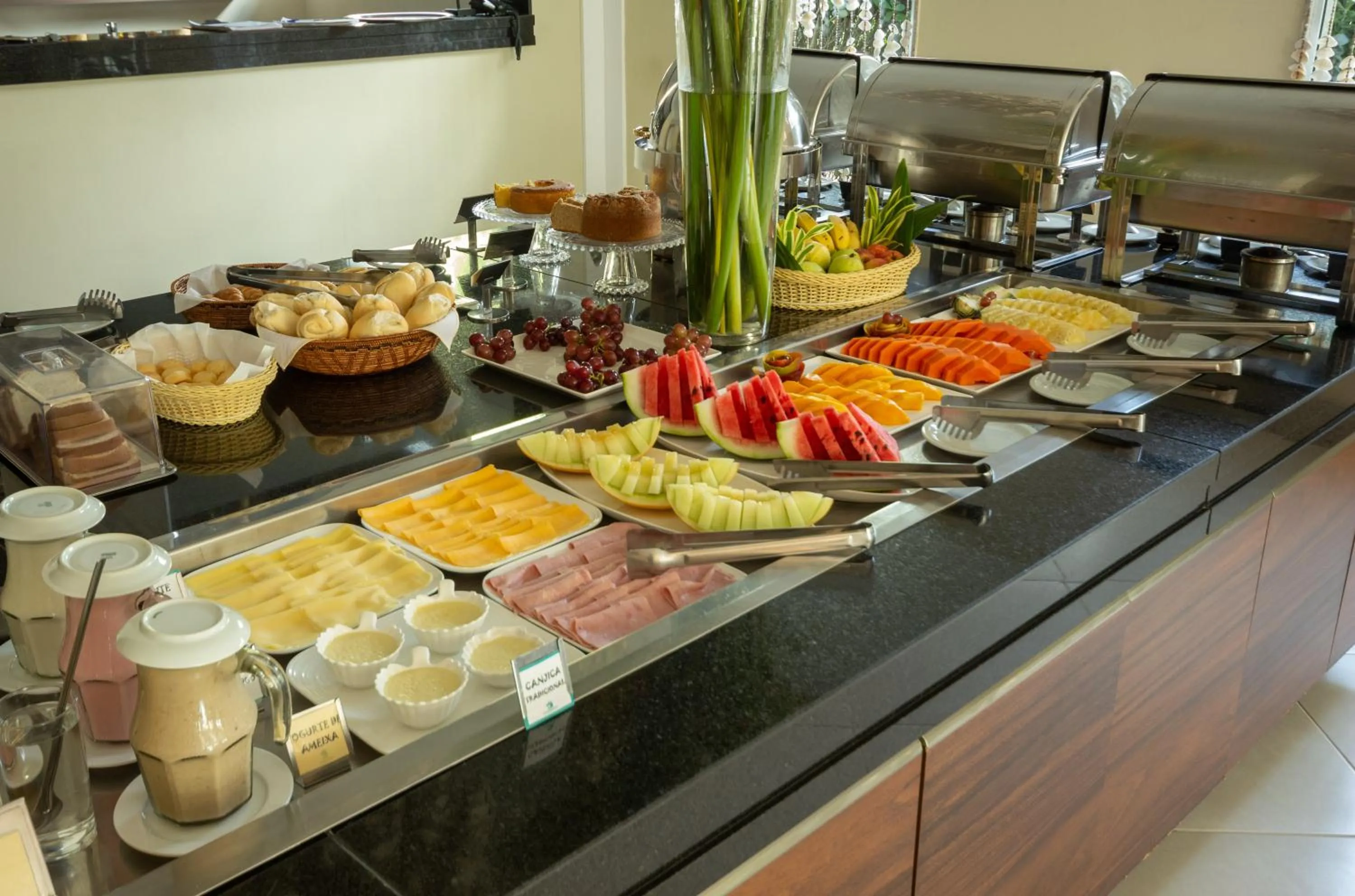 Buffet breakfast in Hotel Coral Beach