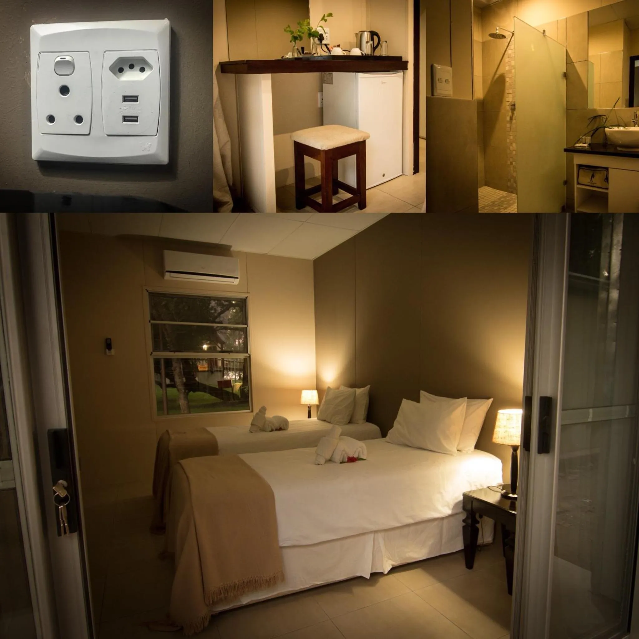 Bathroom, Bed in The Victoria Falls Waterfront