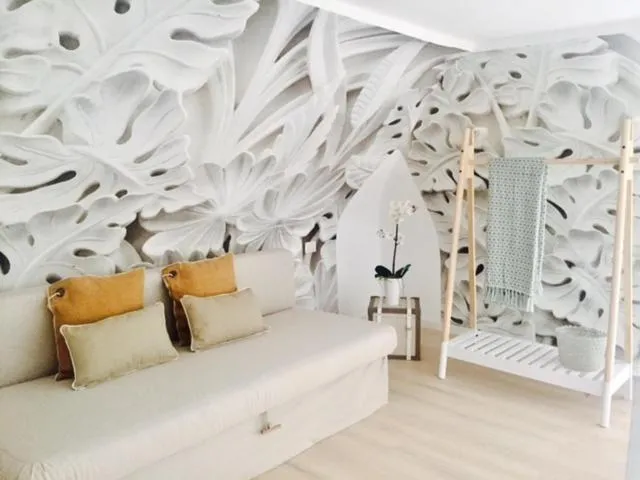 Decorative detail, Bed in S'O Smart B&B Tropea