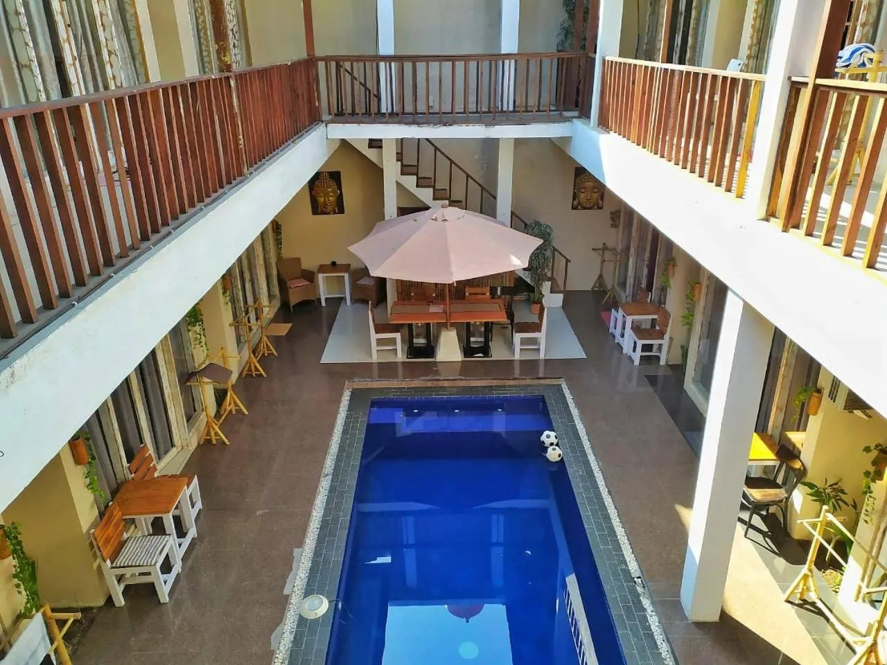 Pool view in Ilalang House
