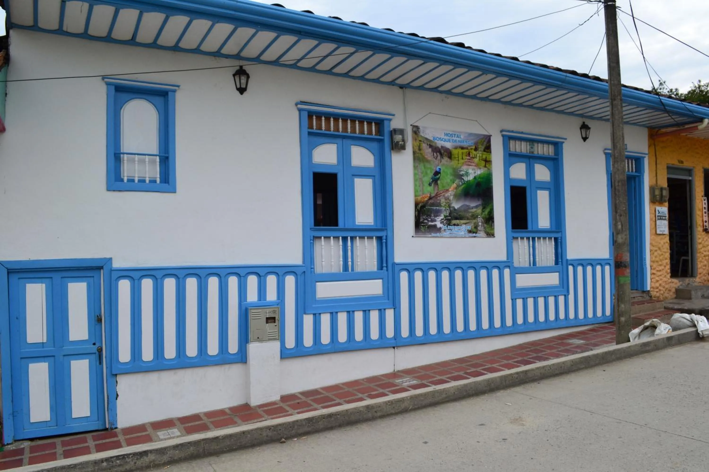 Facade/entrance in Hostal Bosque de Niebla