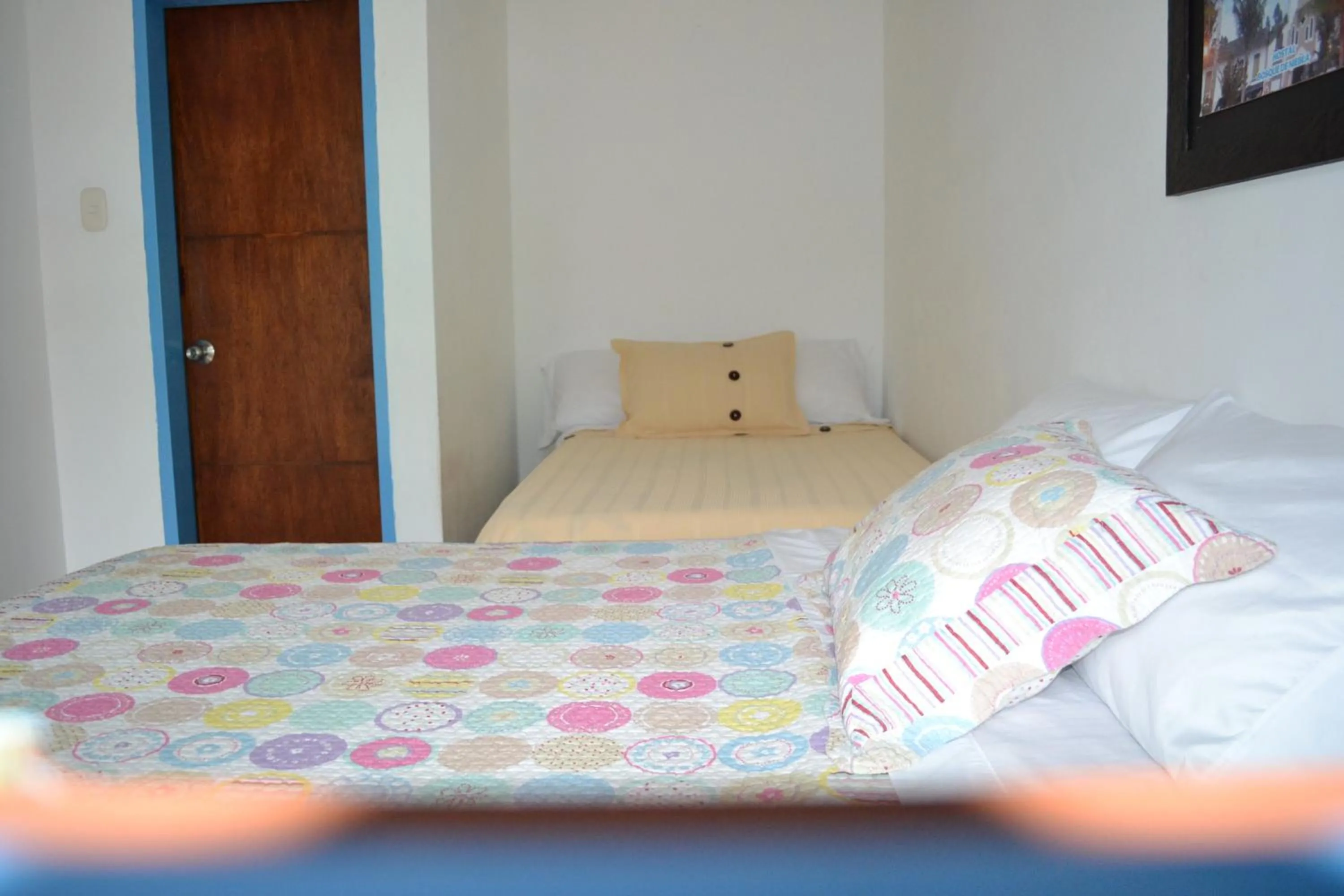 Bed in Hostal Bosque de Niebla
