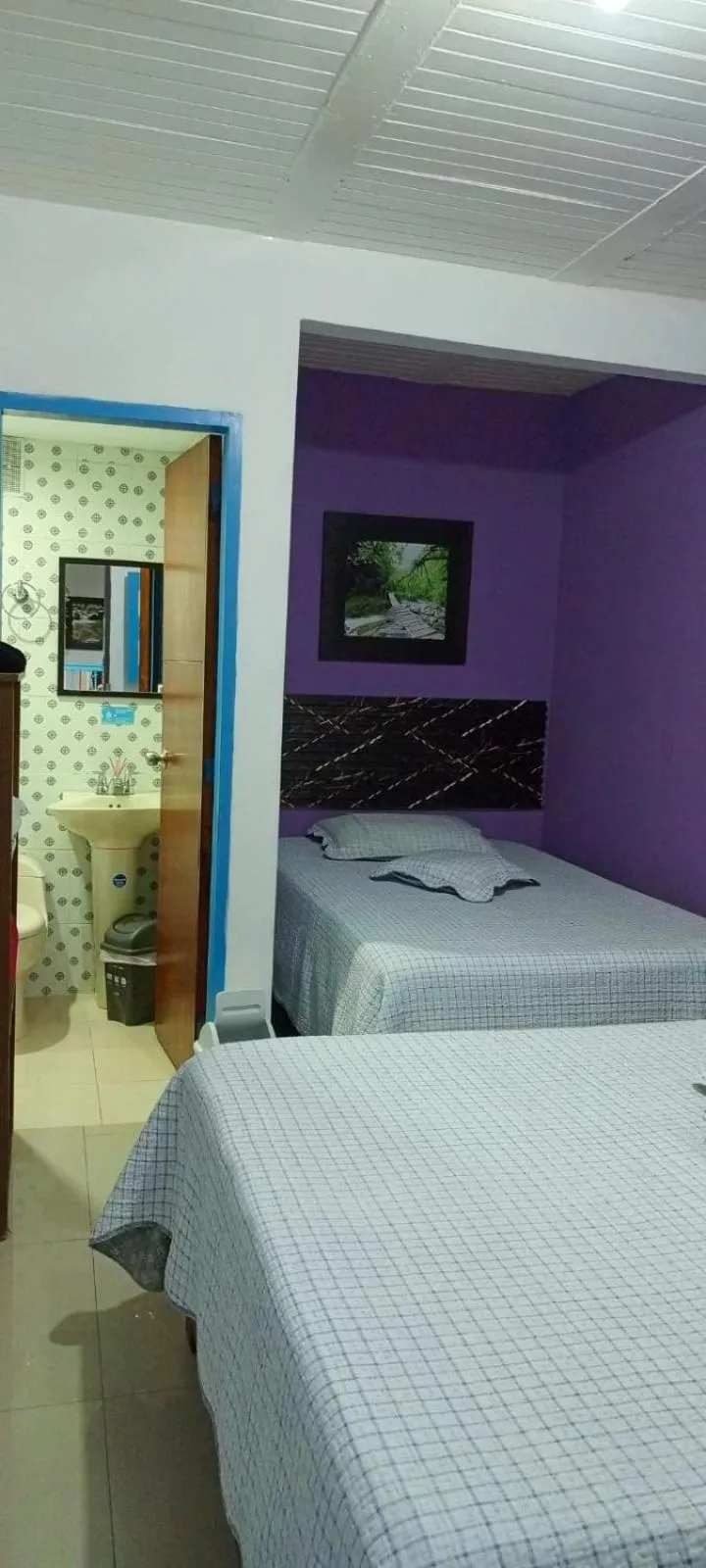 Bed in Hostal Bosque de Niebla