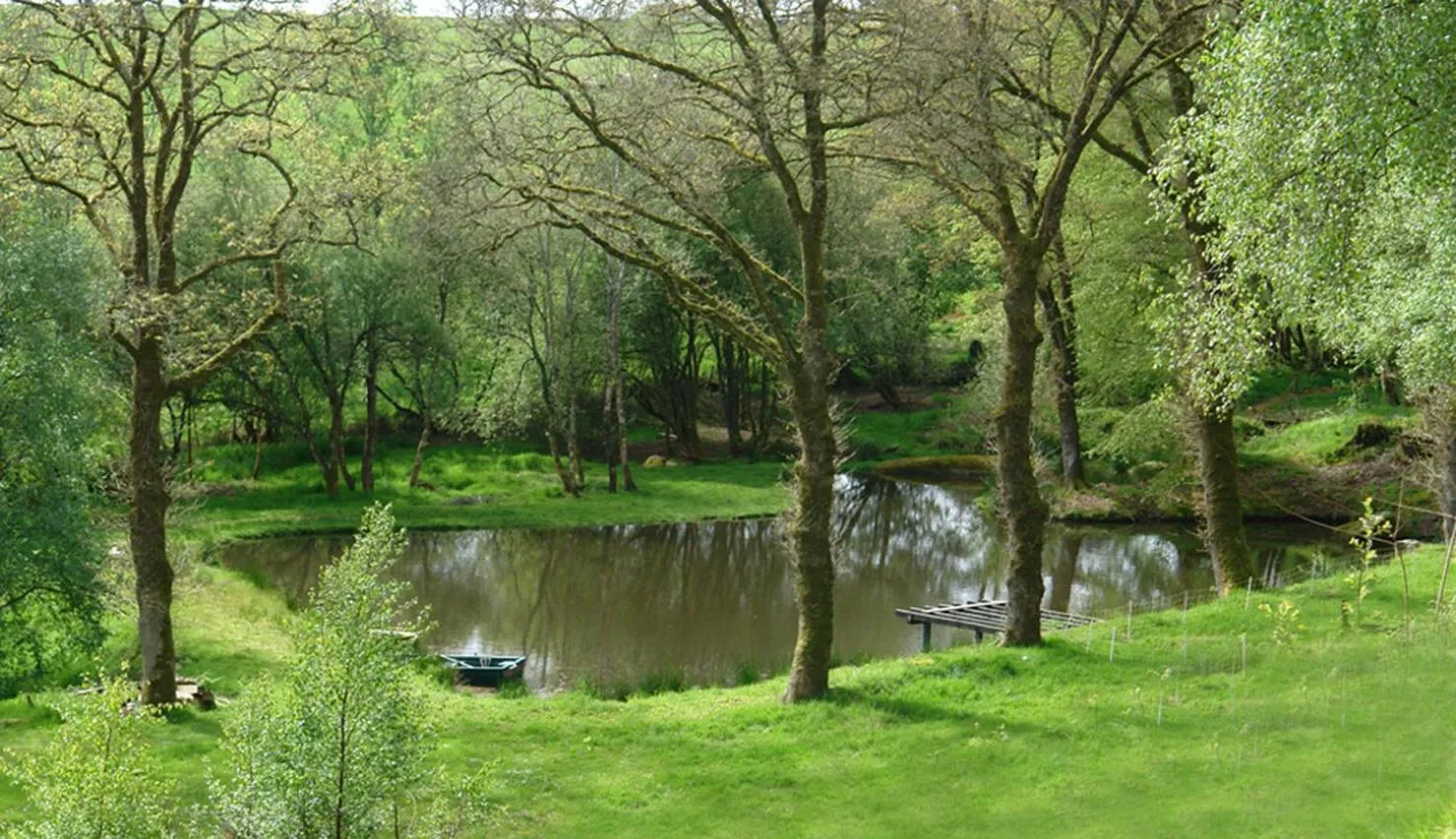 Garden view in Les Etangs de Pitié