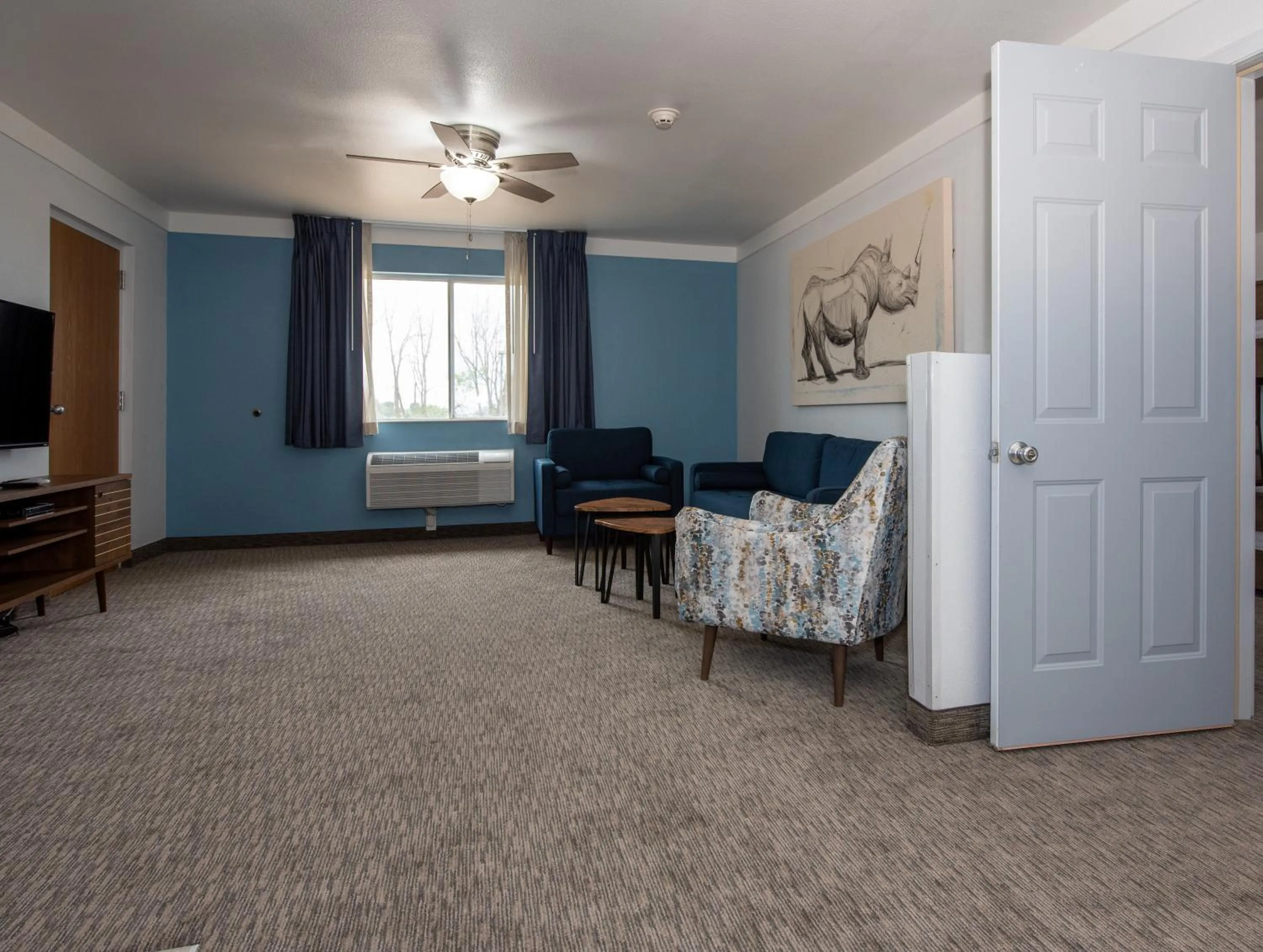 Living room in Hotel Pommier Indianola