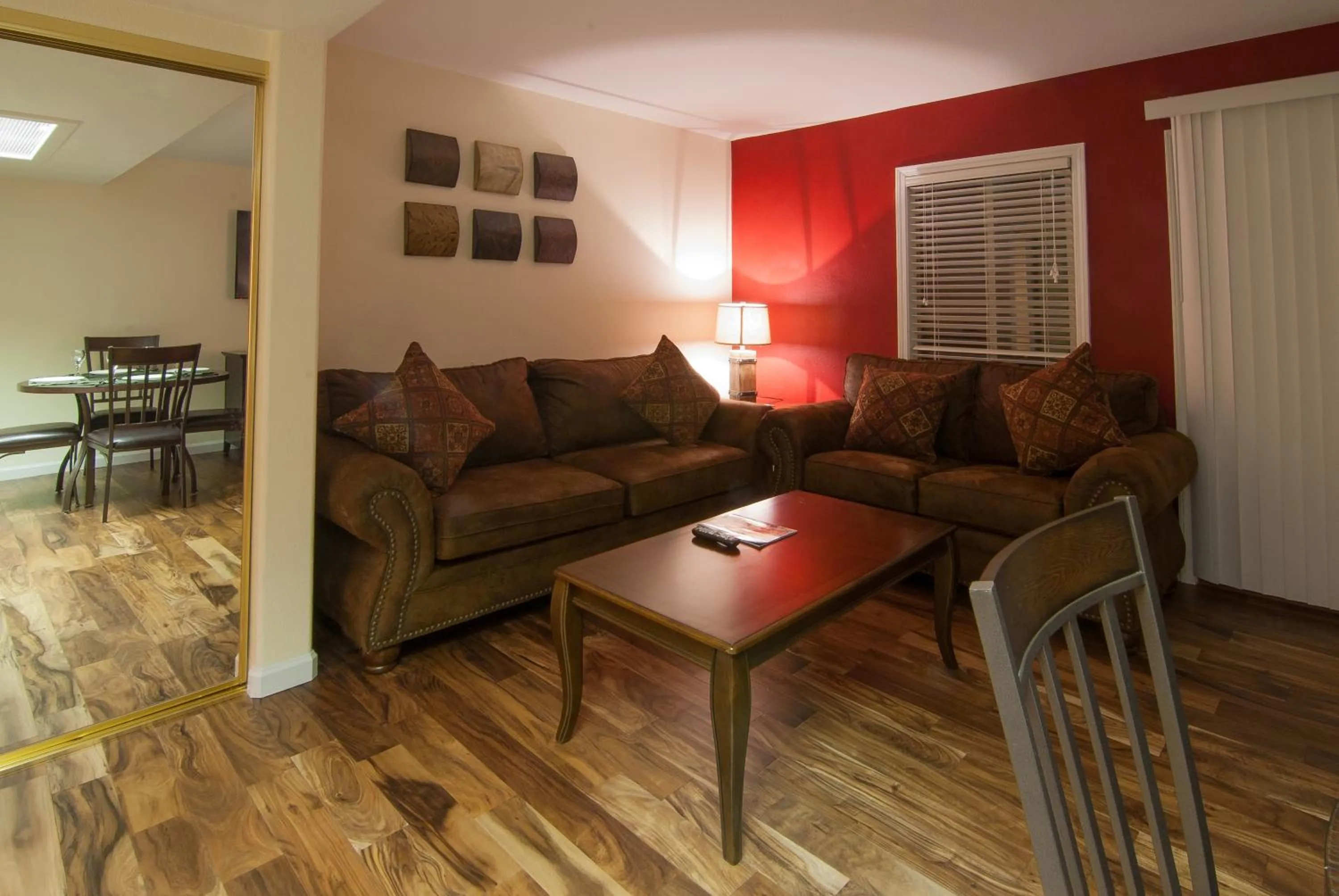 Seating area in North Lake Lodges & Villas