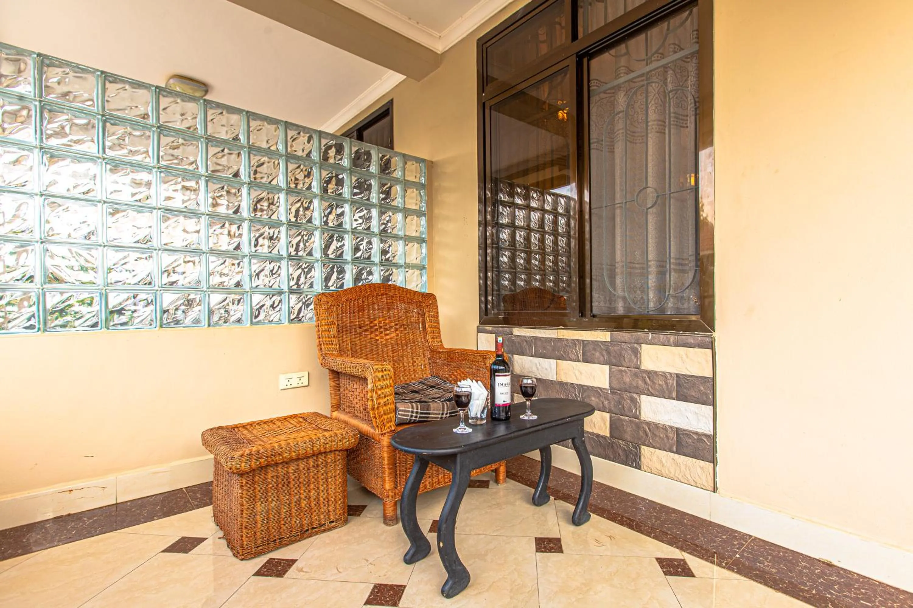 Seating area in The Lahe Hotels