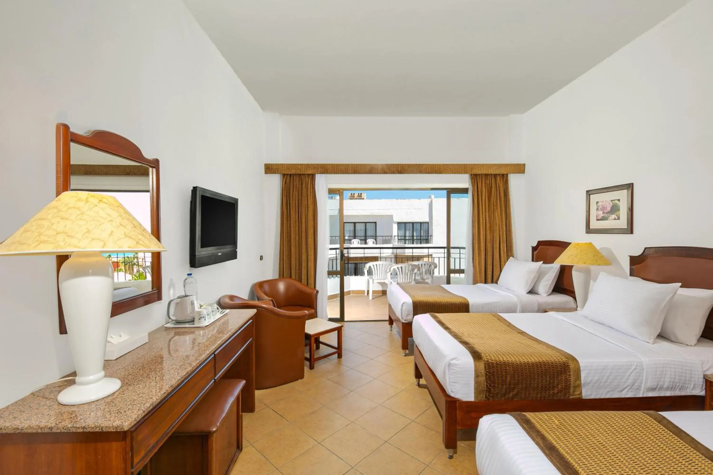 Bed in Marlin Inn Azur Resort Bed in Marlin Inn Azur Resort