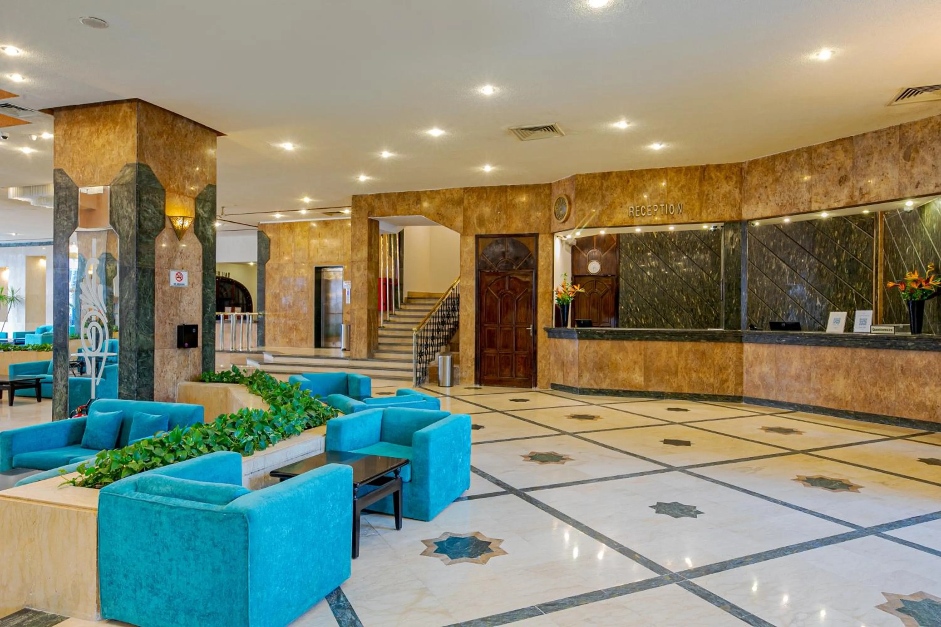 Lobby or reception in Marlin Inn Azur Resort