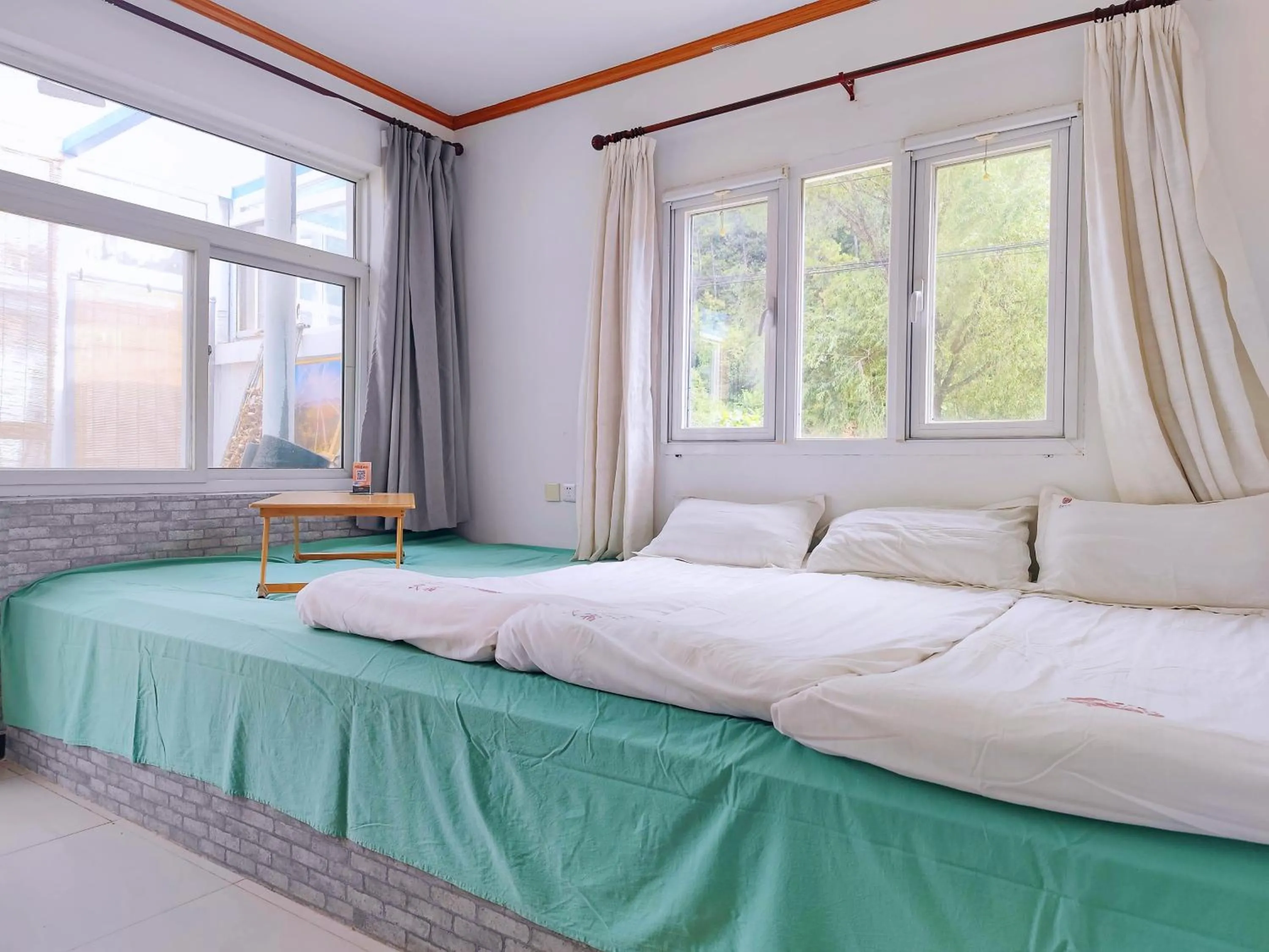 Photo of the whole room, Bed in Gubeikou Great Wall Chengtaoxiaozhu Boutique Homestay