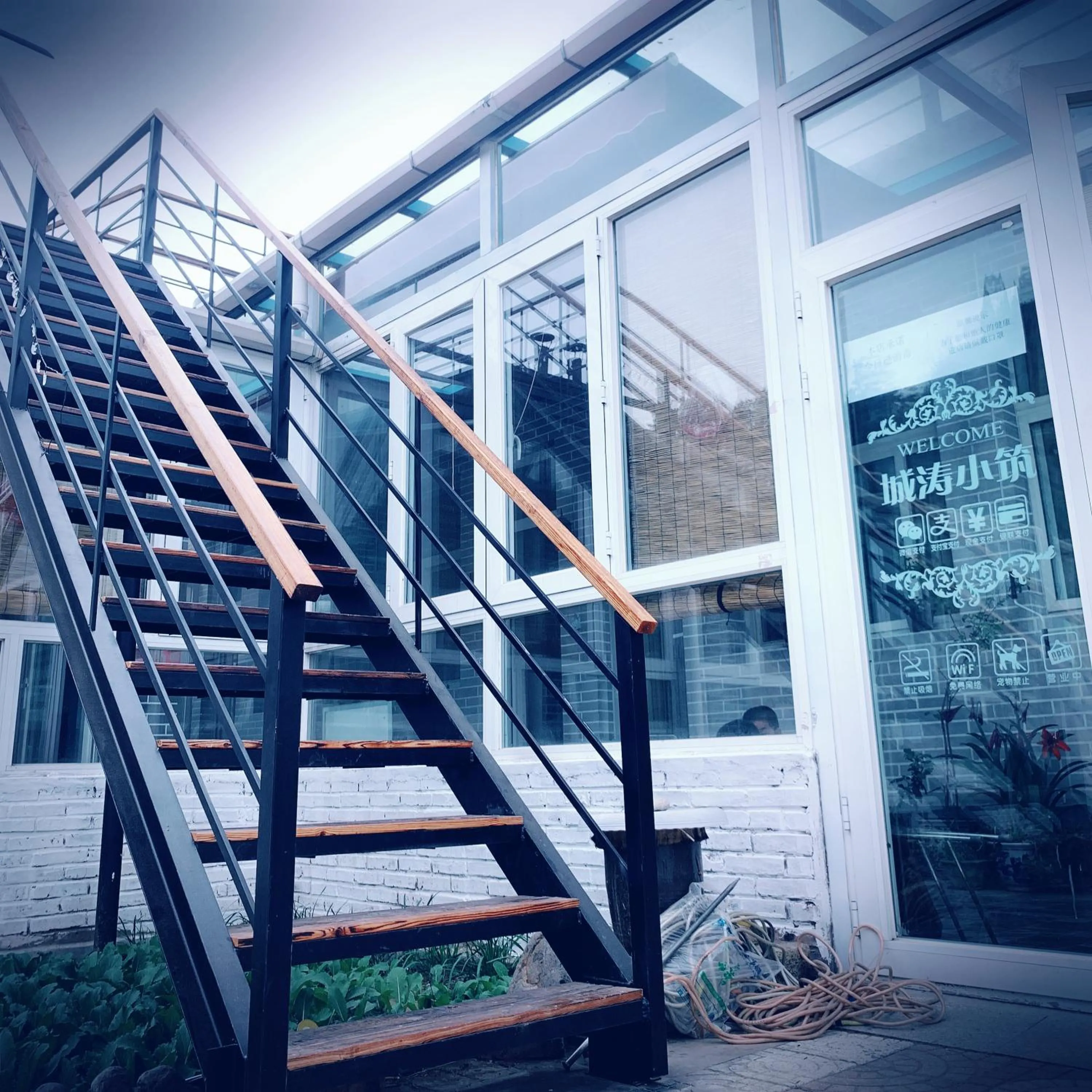 Property building in Gubeikou Great Wall Chengtaoxiaozhu Boutique Homestay