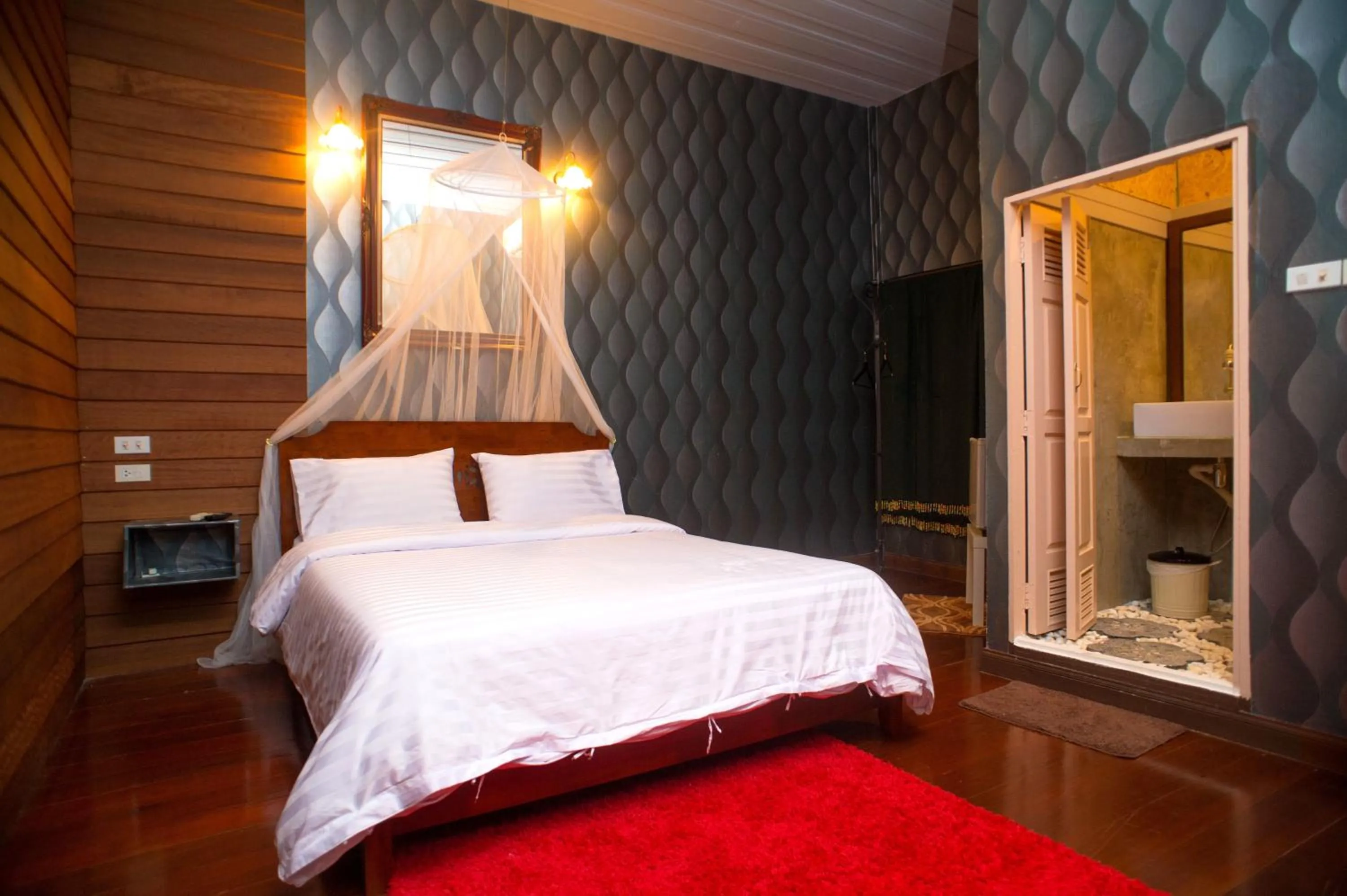 Bed in Tamajun Hotel