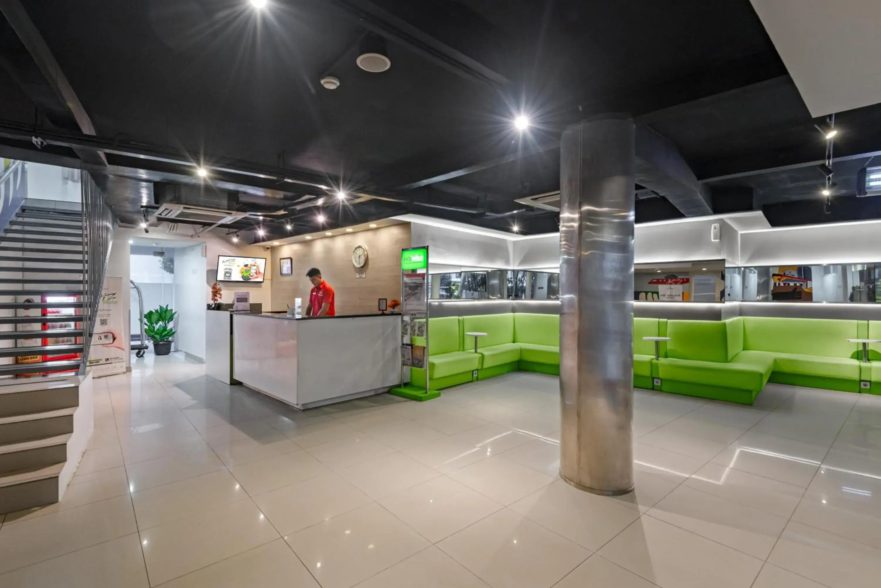 Lobby or reception in Swift Inn Aeropolis Airport Lobby or reception in Swift Inn Aeropolis Airport