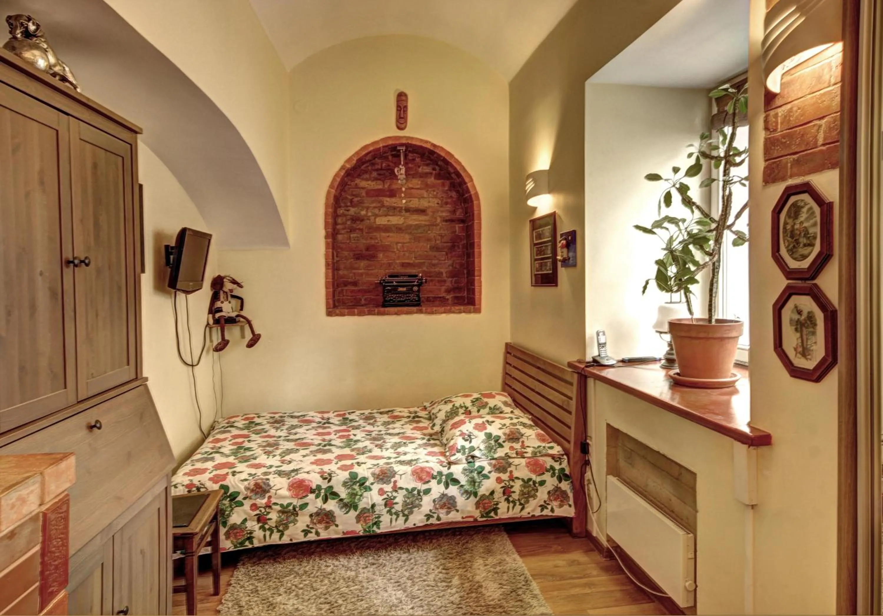 Bed in Sofijos apartamentai Old Town