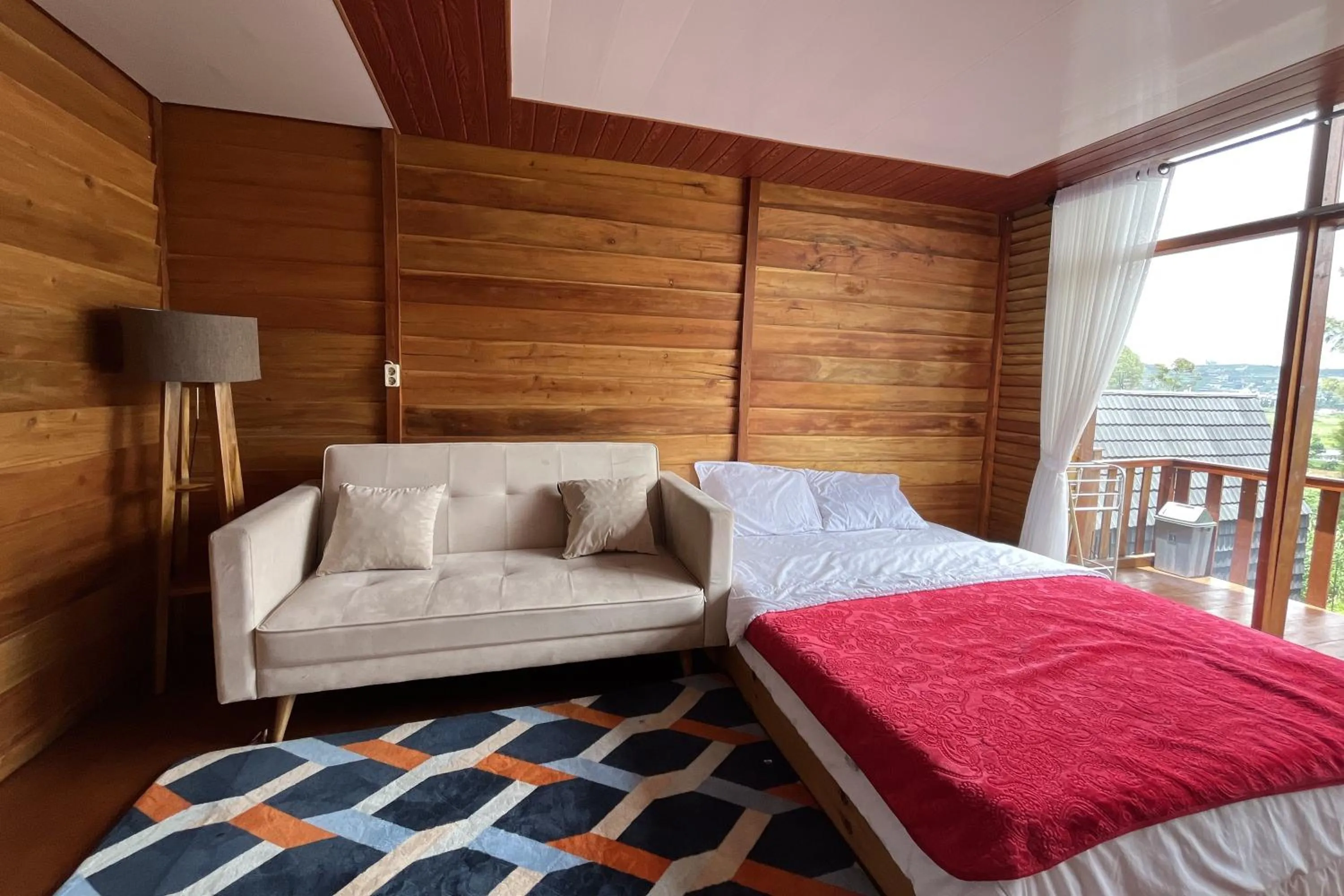 Bed in Savana Cabin by Fifa Grup