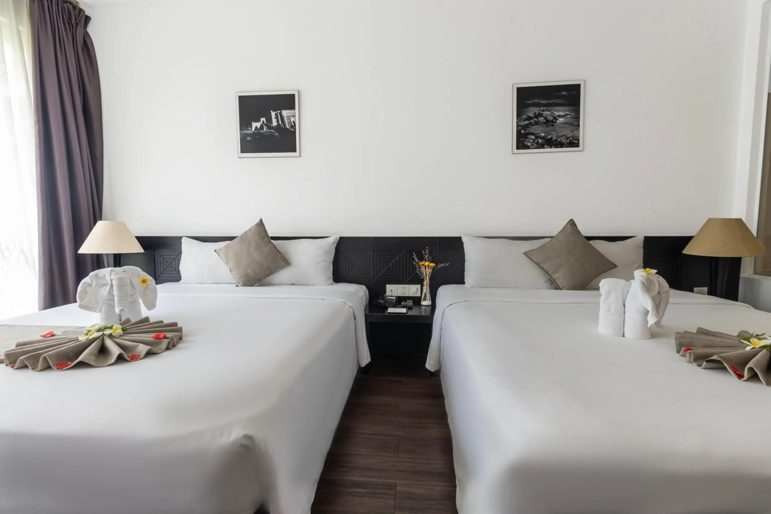 Bed in Champa Island Nha Trang - Resort Hotel & Spa