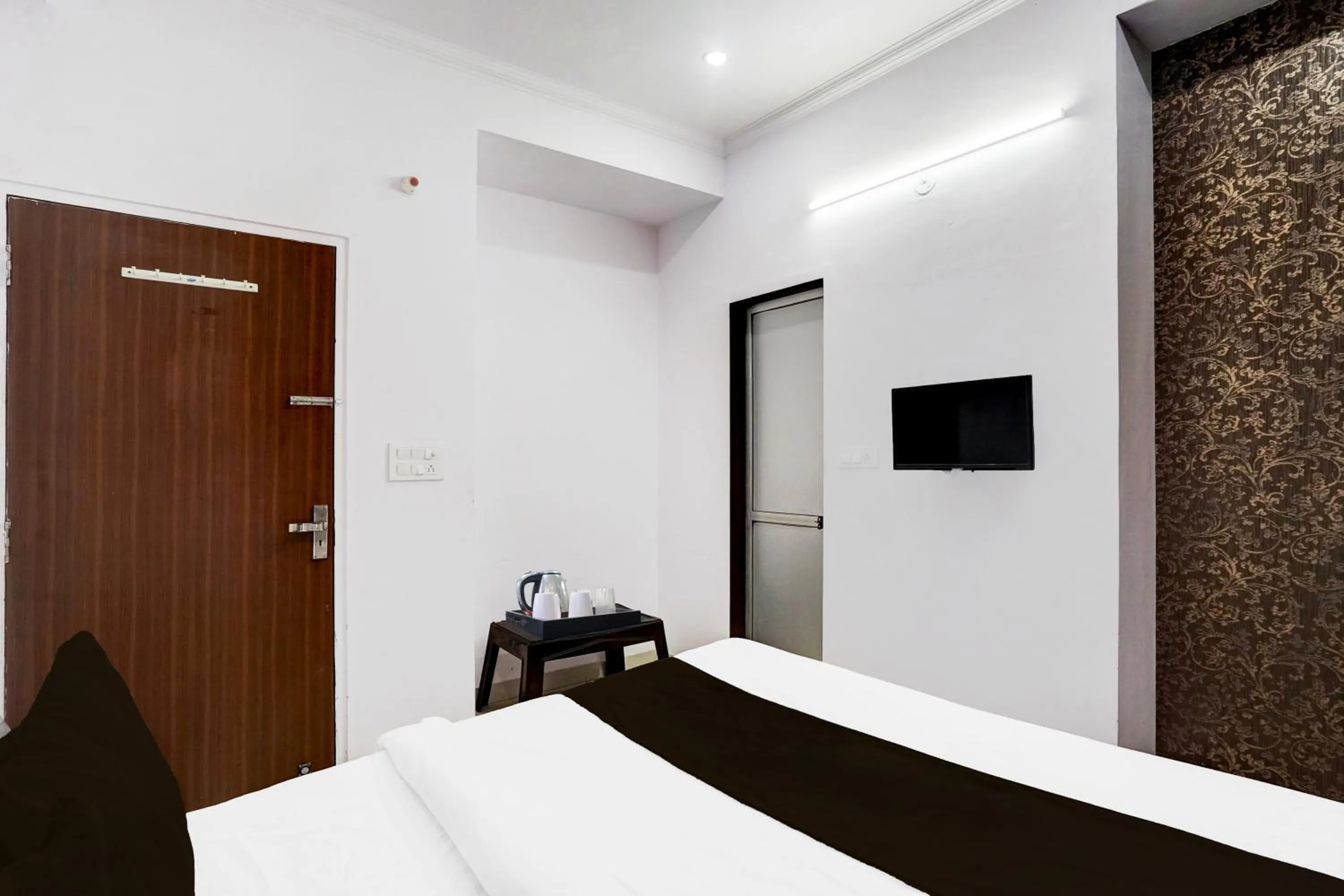 Bedroom, Bed in Super Hotel O Jagatpura Near JTM Mall Formerly Royan Inn