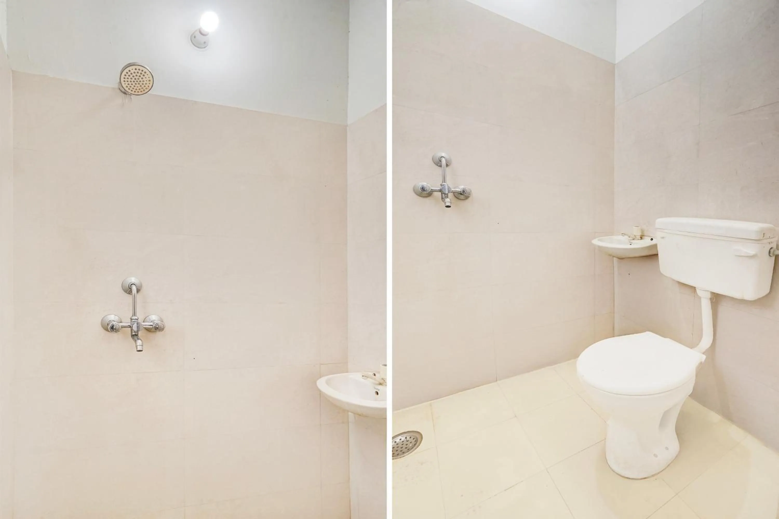 Bathroom in Hotel O Jagatpura Near JTM Mall Formerly Royan Inn