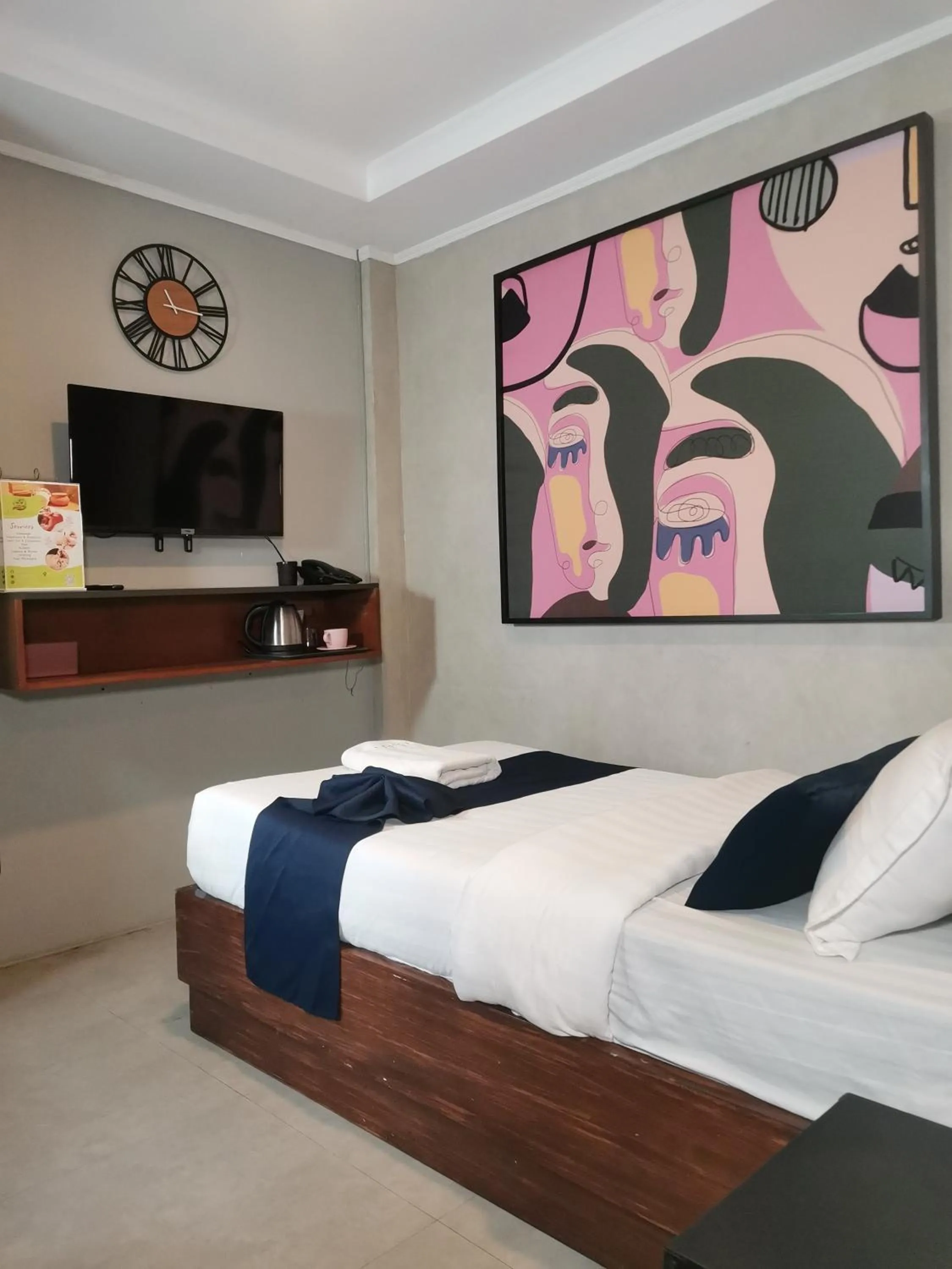 Bedroom, Bed in Townhouse Oak Grey Hotel Near Clark International Airport
