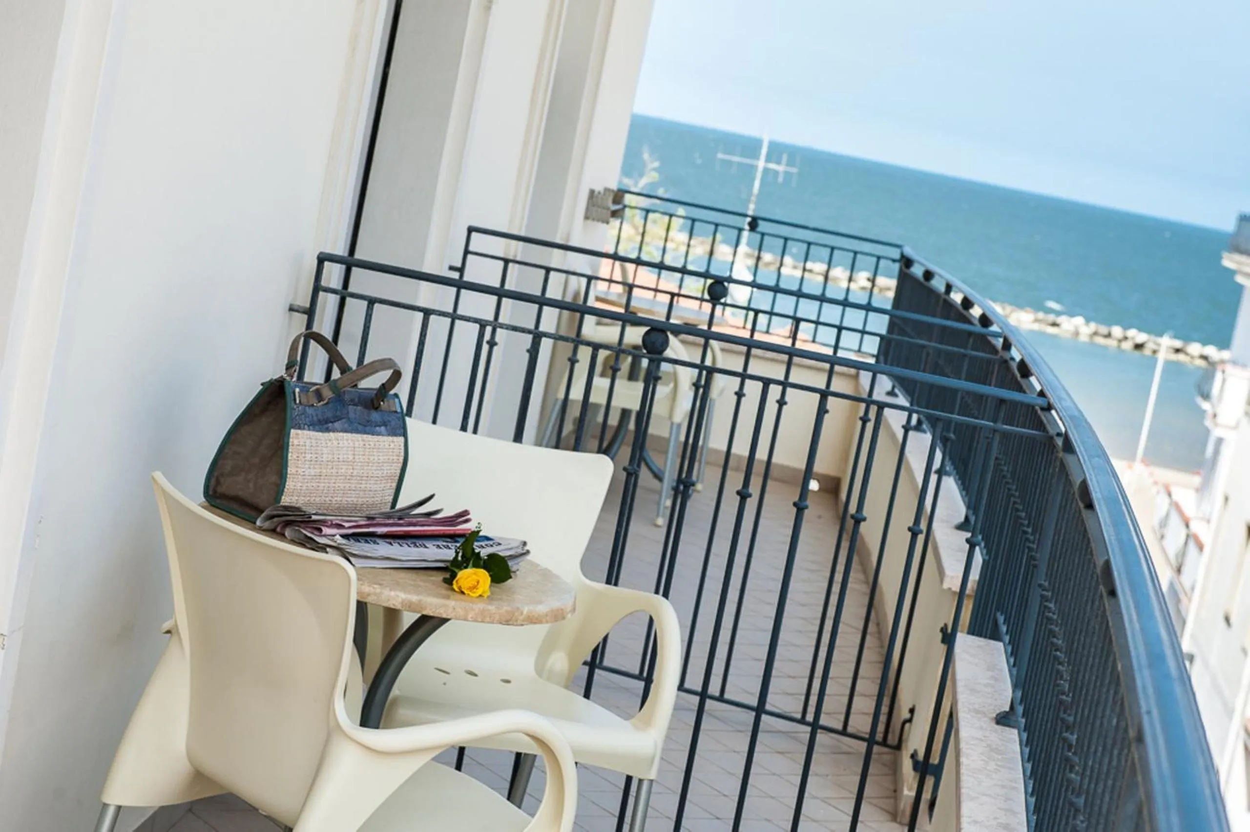 Sea view in Hotel Cannes