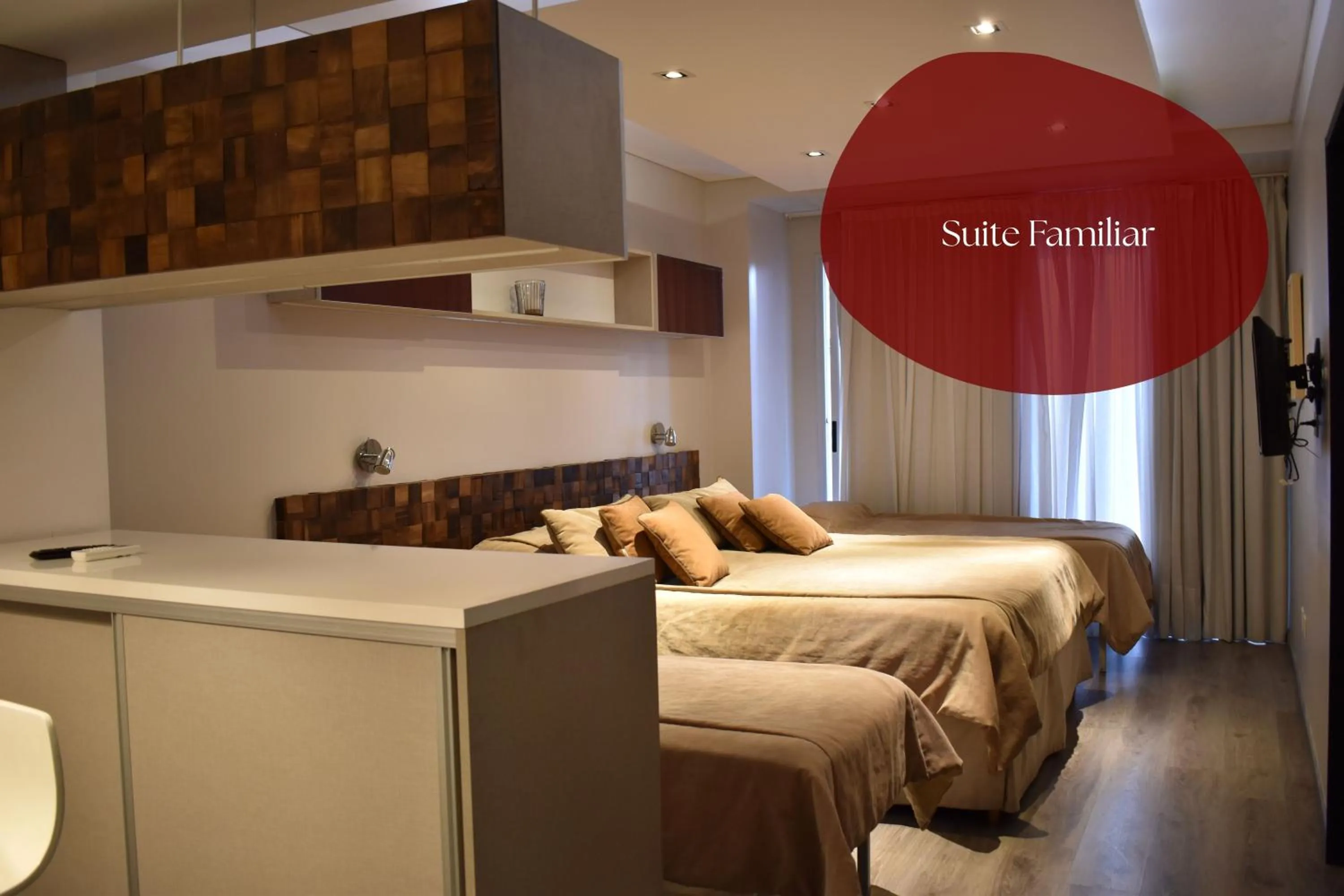 Bed in Syrah Suites