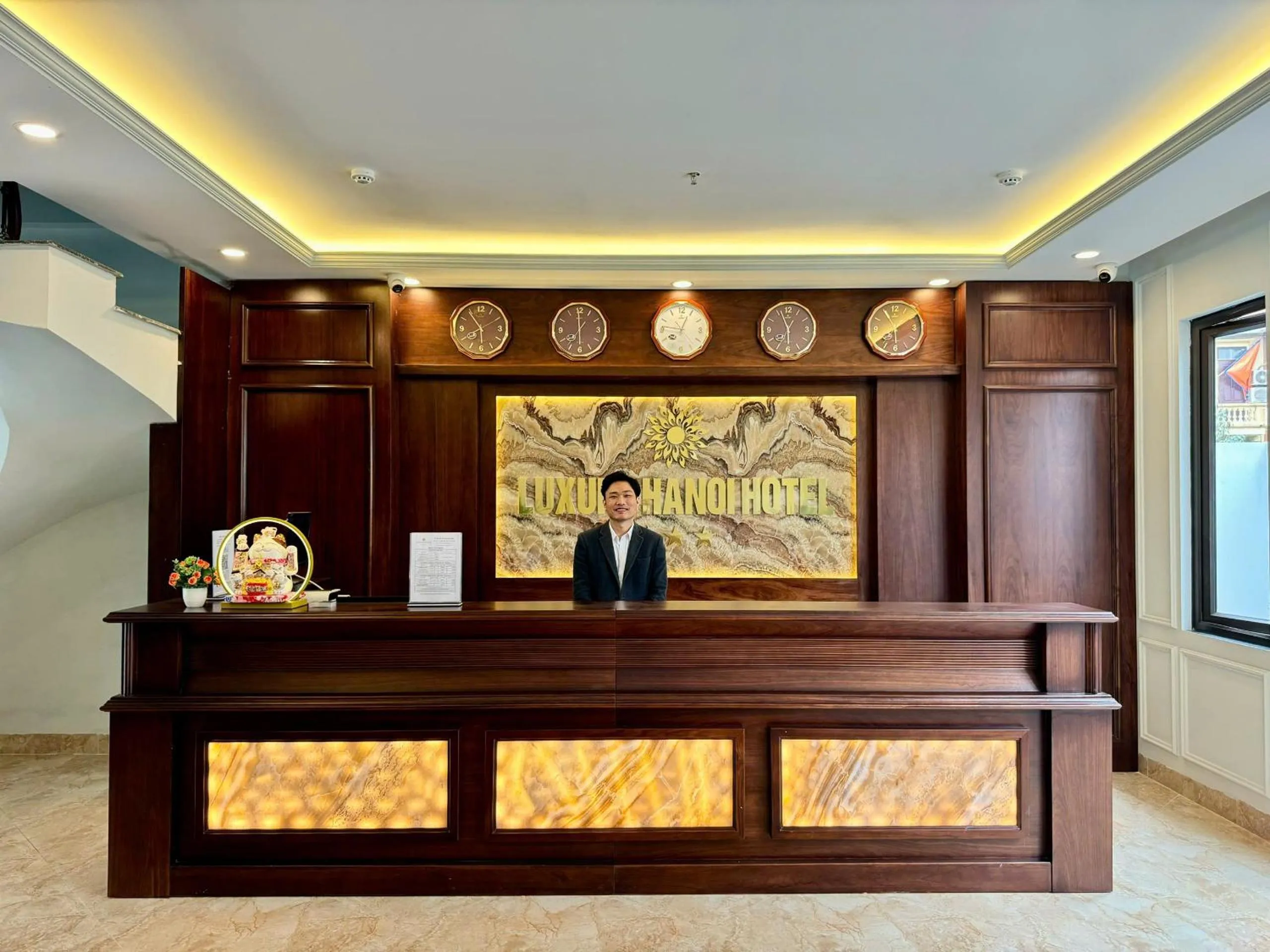 Staff in Luxury Hanoi Hotel