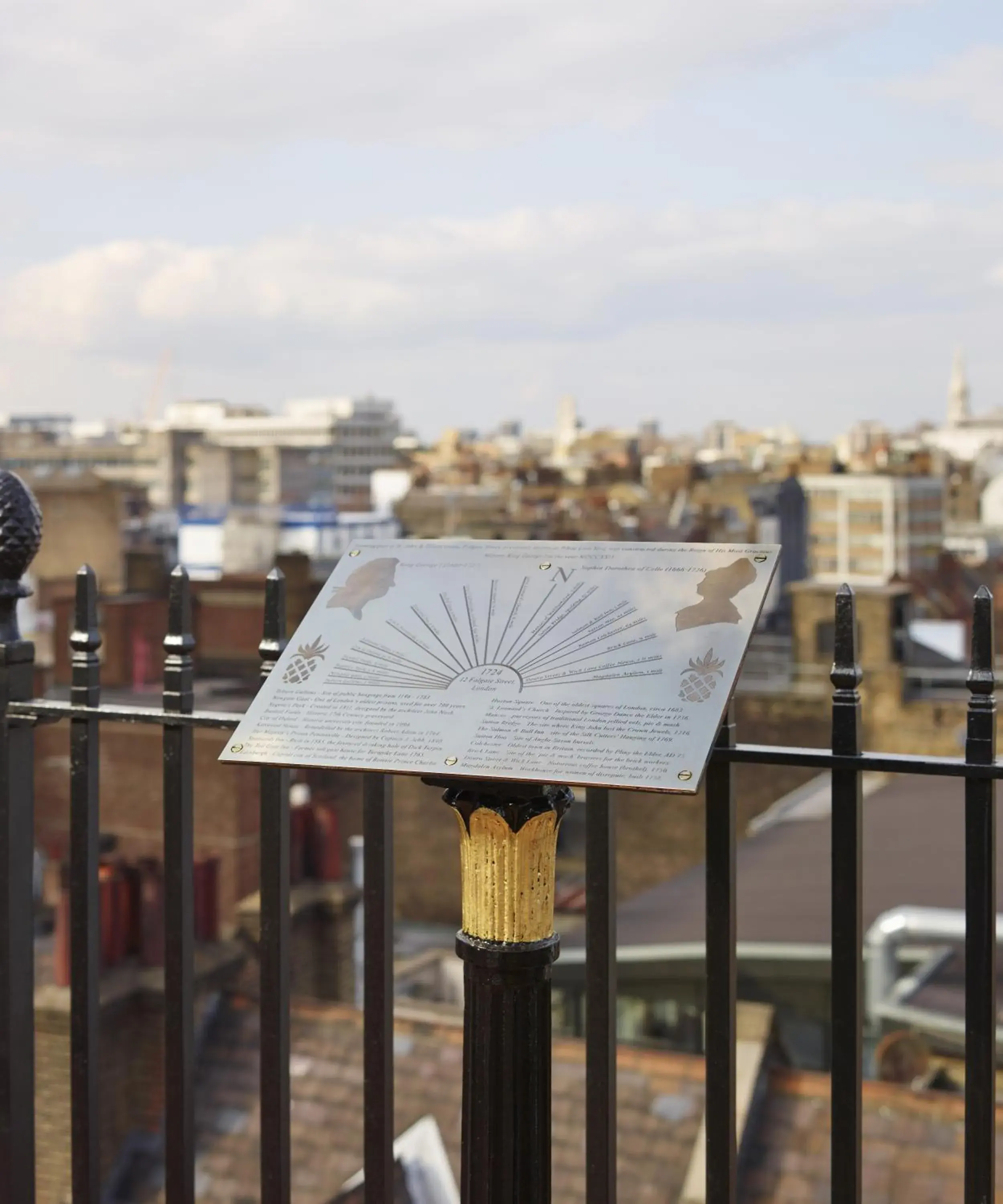 Bird's eye view in Batty Langley's Bird's eye view in Batty Langley's