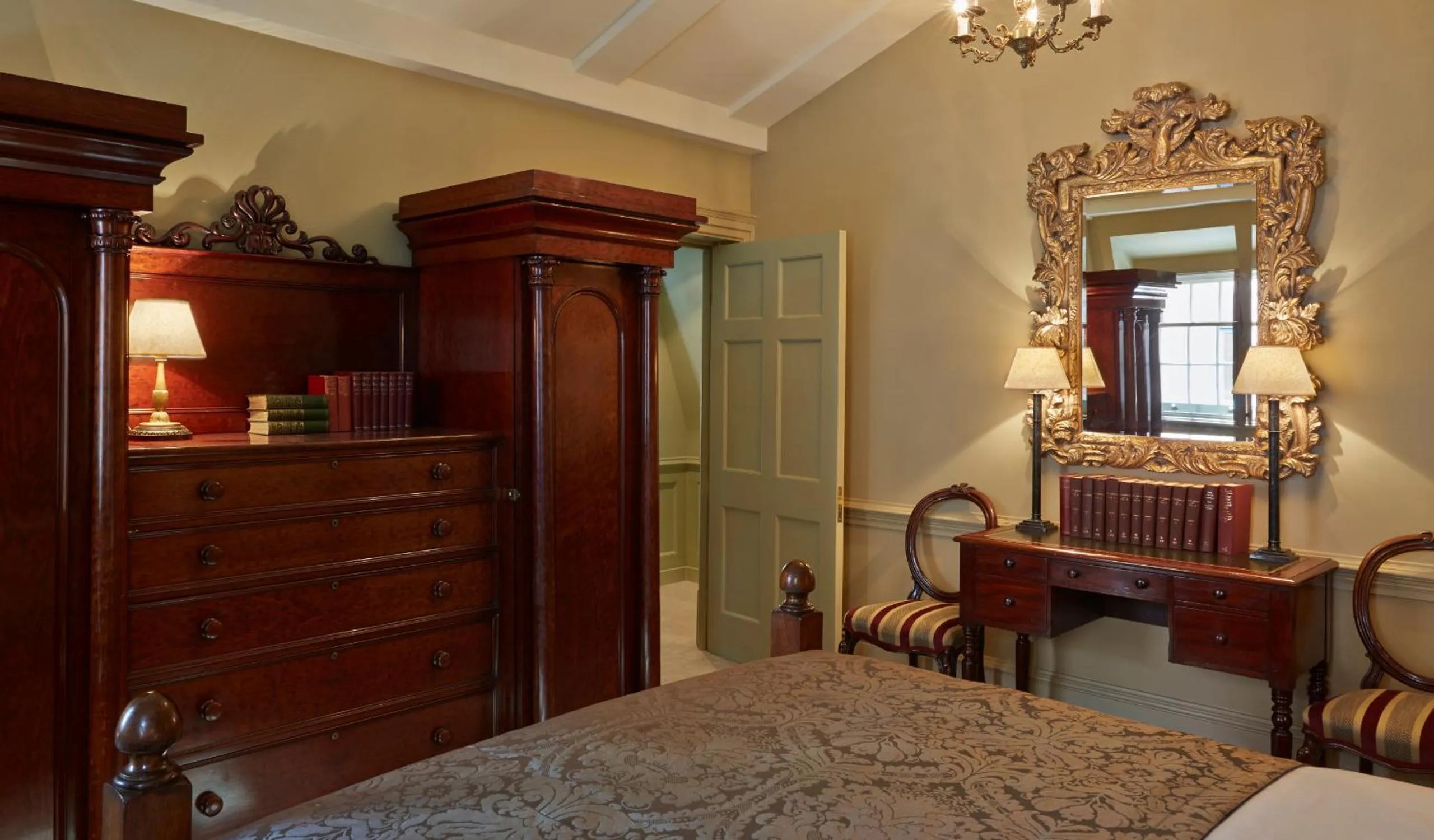 Bedroom, Bed in Batty Langley's